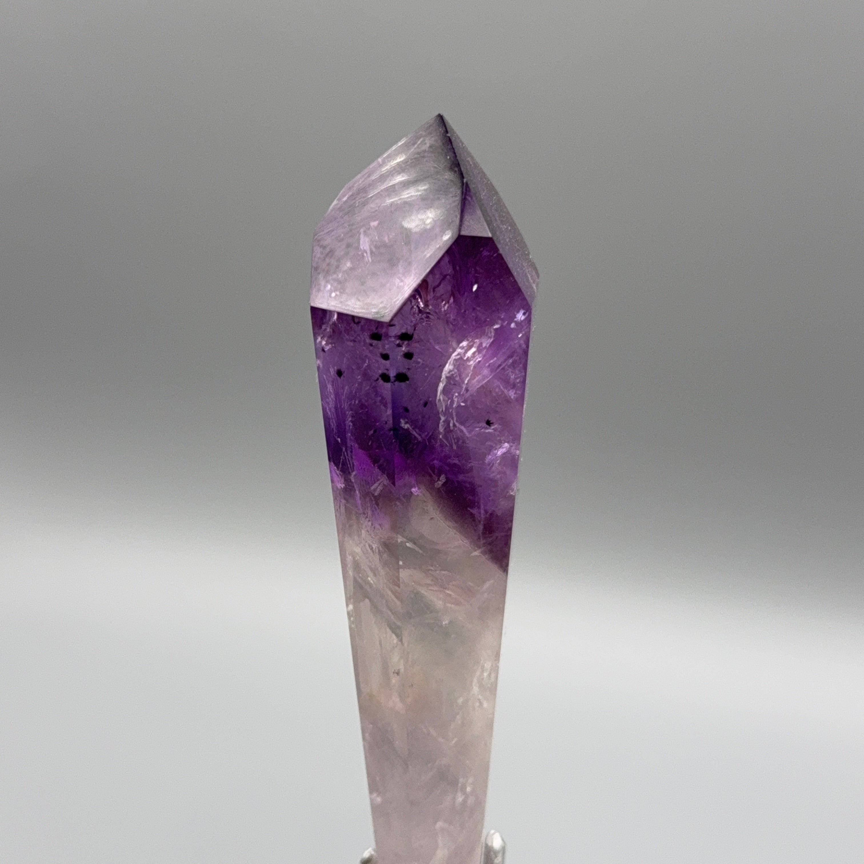 Phantom Amethyst auf Ständer – Silber