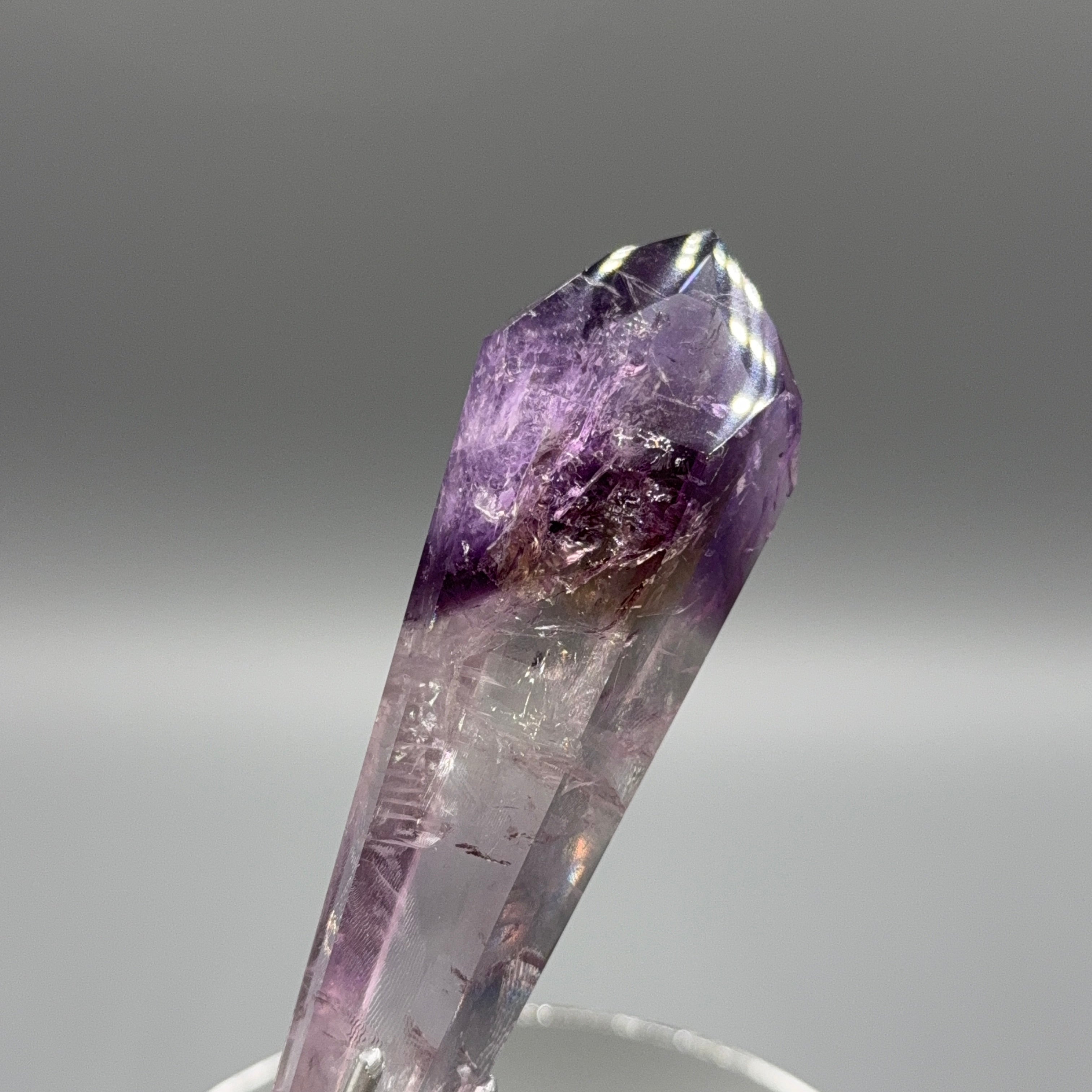 Phantom Amethyst auf Ständer – Silber