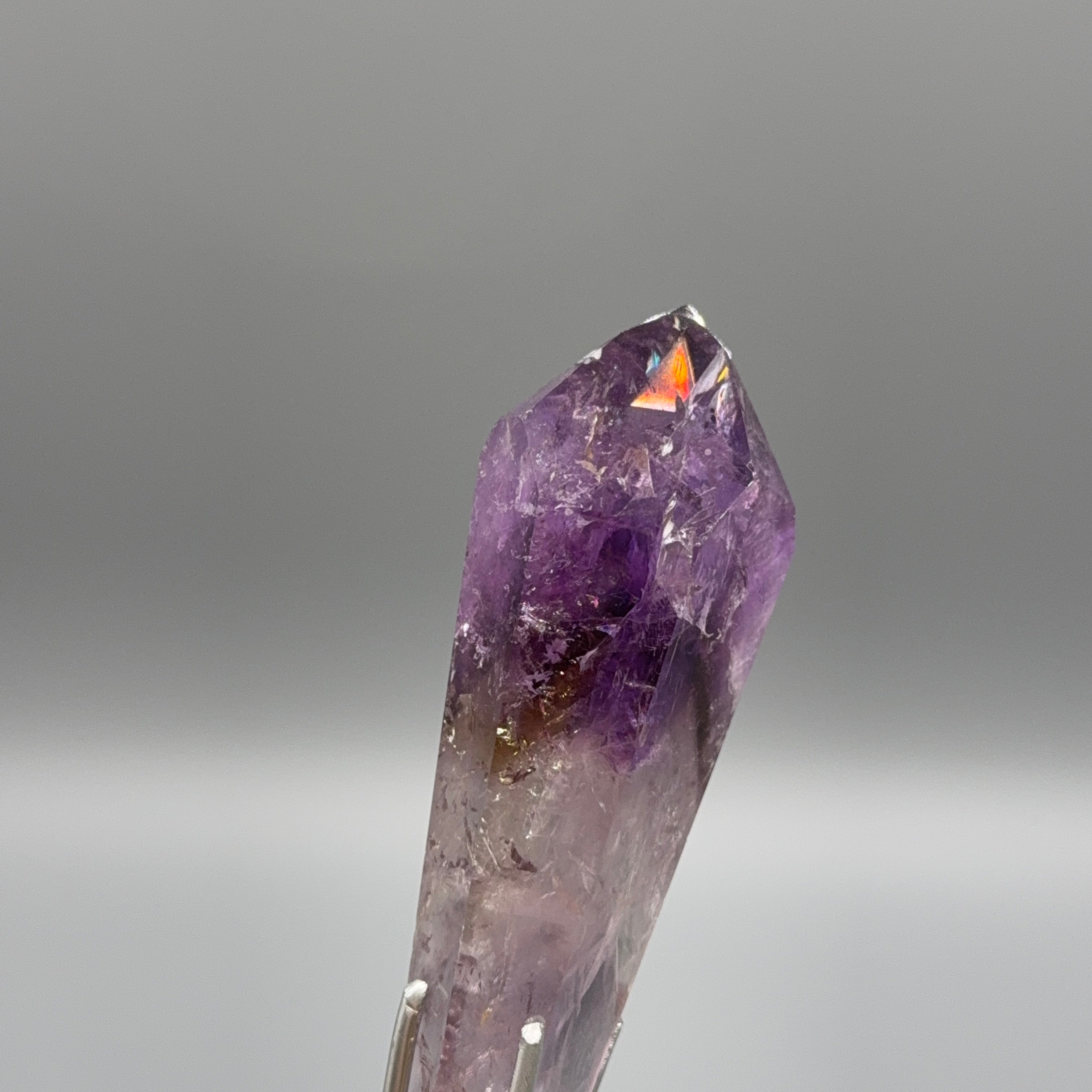 Phantom Amethyst auf Ständer – Silber