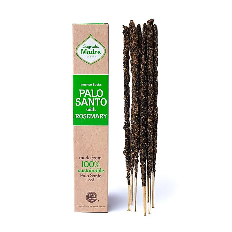 Sagrada Madre Räucherstäbchen – Palo Santo & Rosmarin