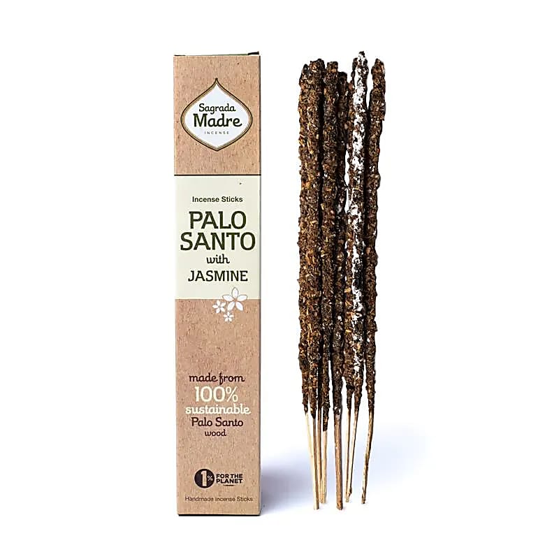 Sagrada Madre Räucherstäbchen – Palo Santo & Jasmin