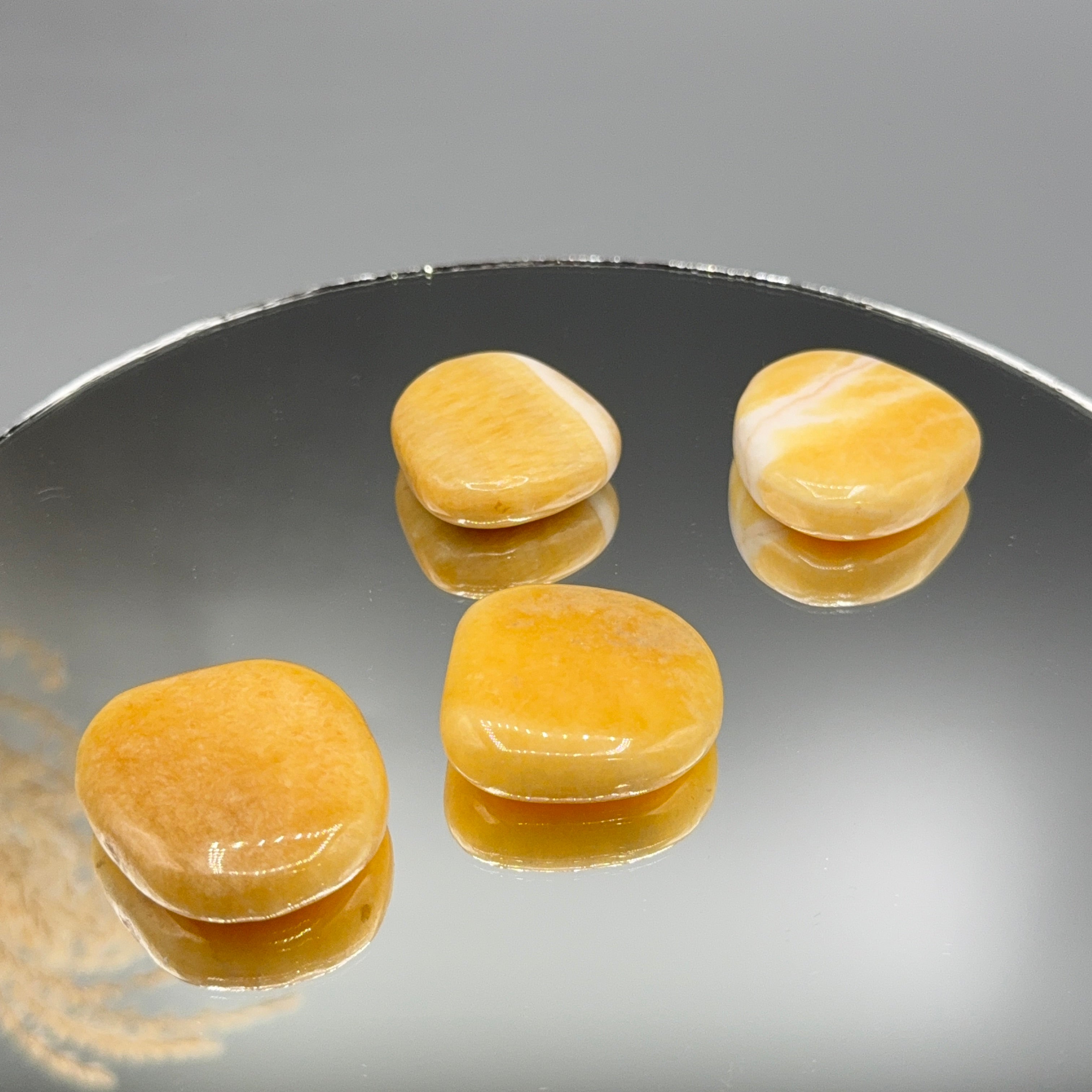 Scheibenstein Orangencalcit