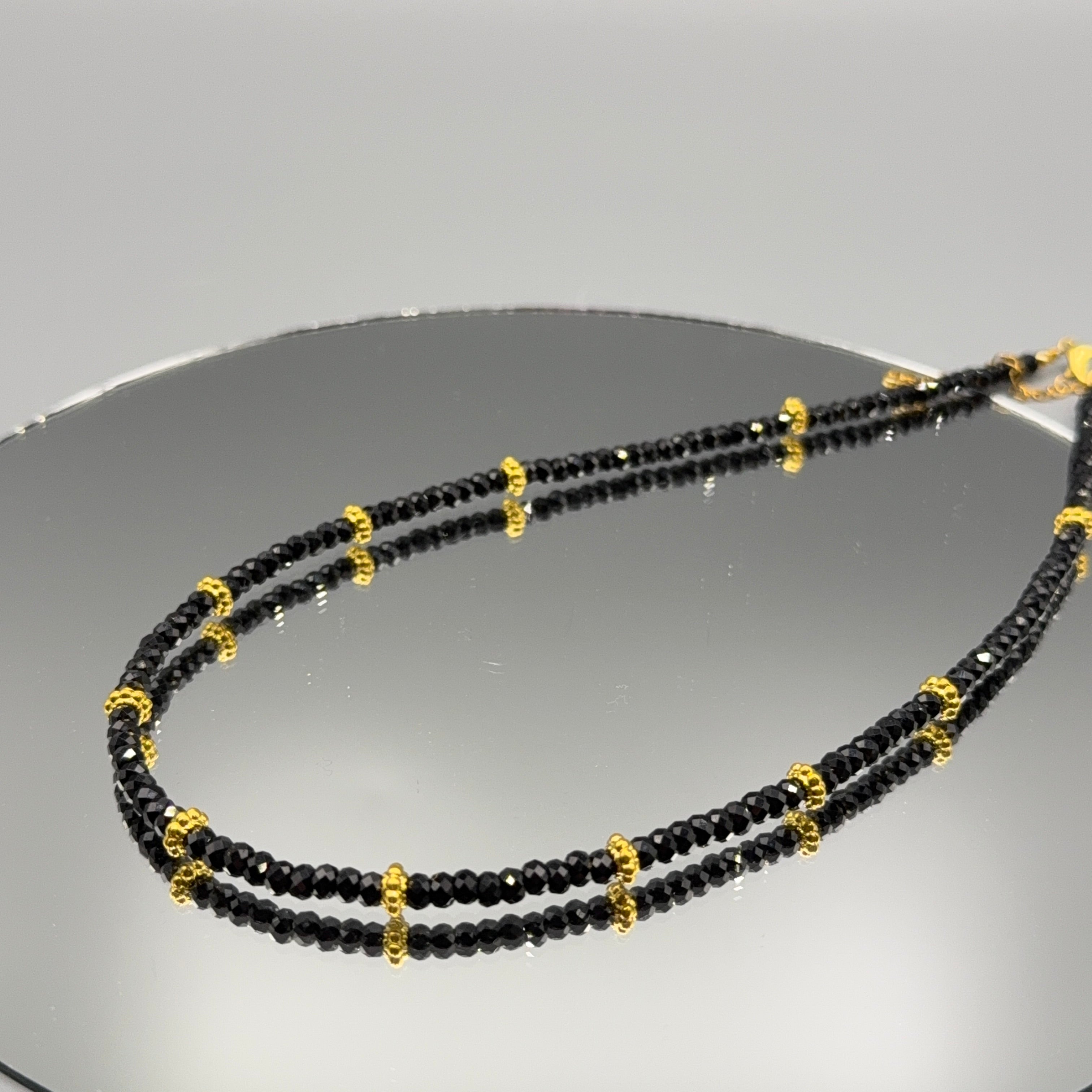 Schwarzer Turmalin Choker