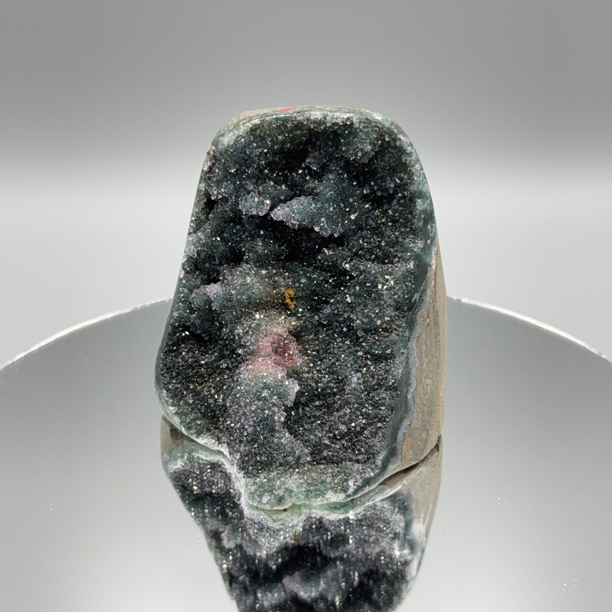 Rainbow Galaxy Amethyst Cut Base