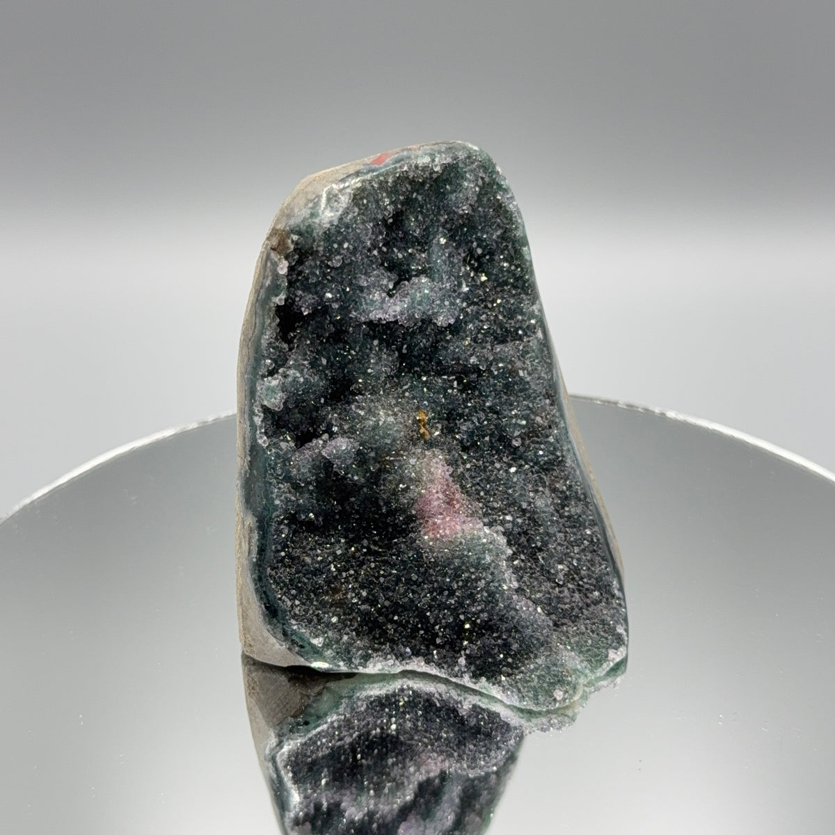 Rainbow Galaxy Amethyst Cut Base