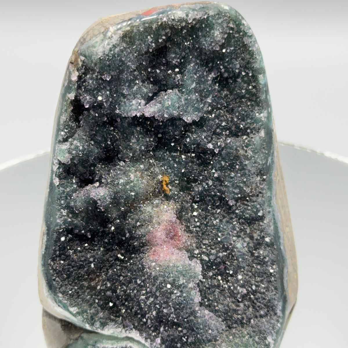 Rainbow Galaxy Amethyst Cut Base