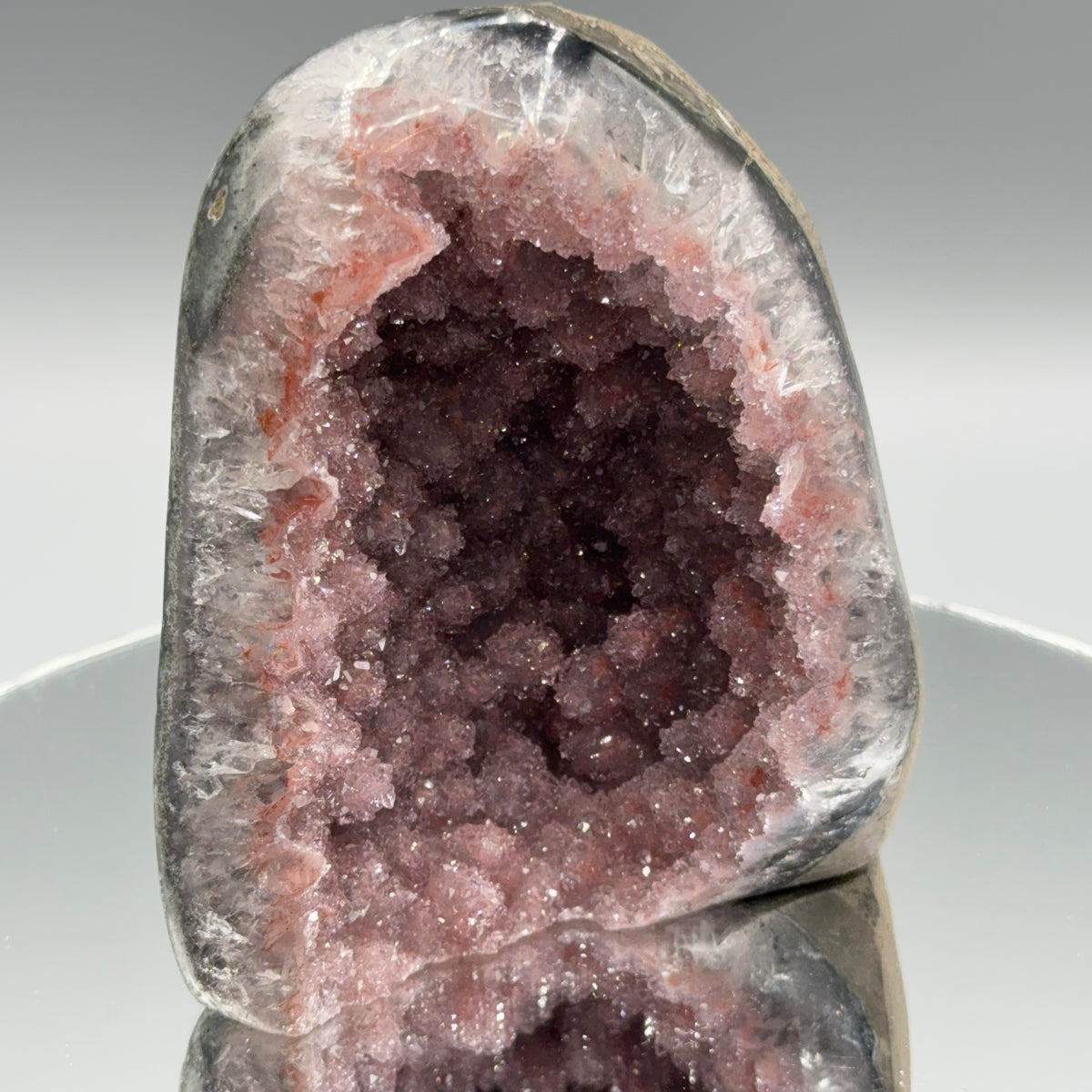 Rainbow Galaxy Amethyst Cut Base