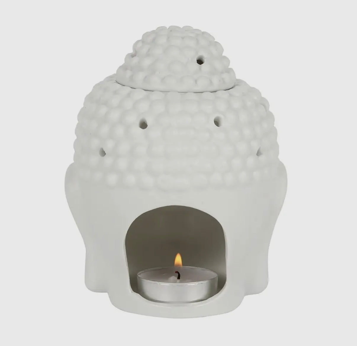 Ölbrenner Buddha – Weiß