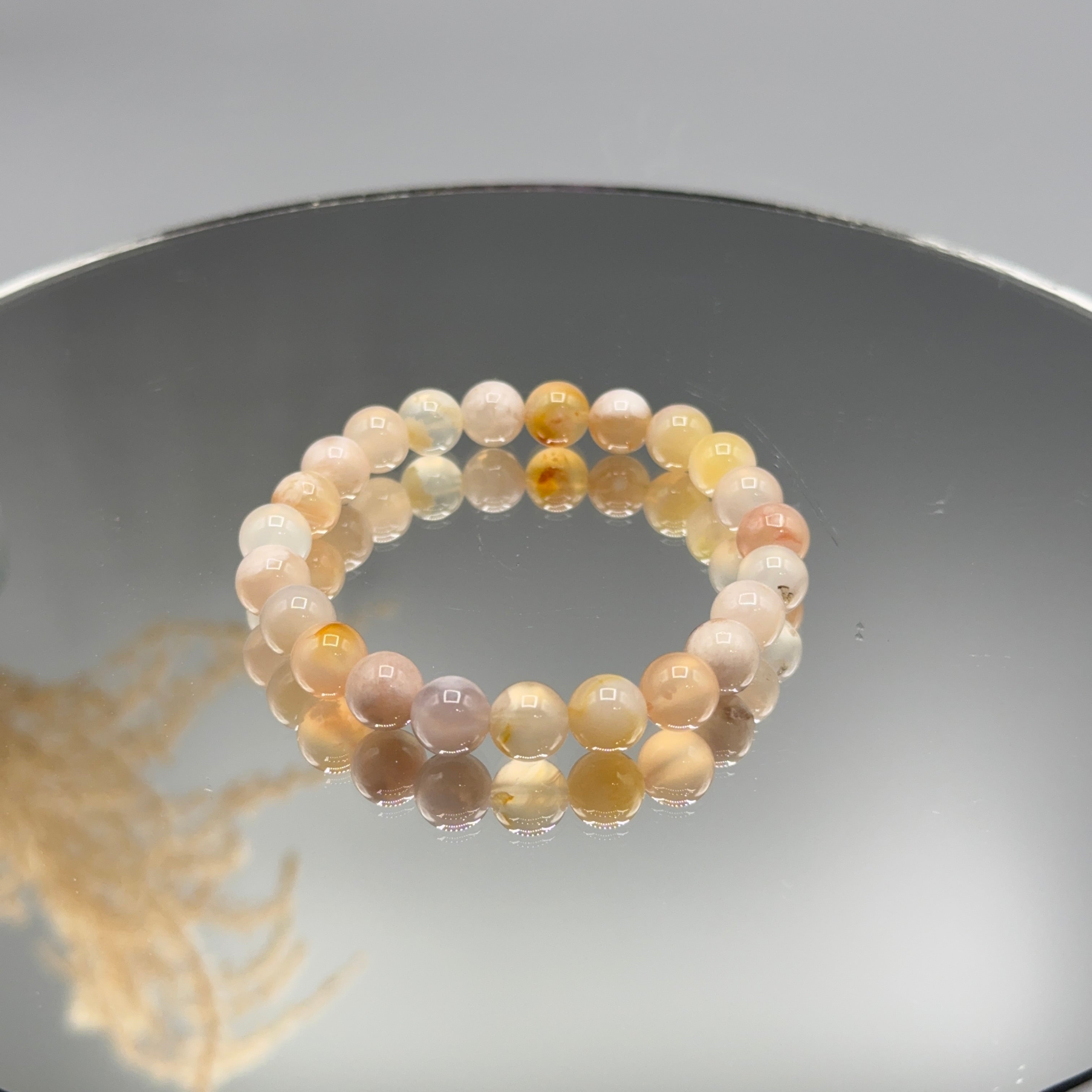Krischblüten-Achat Armband