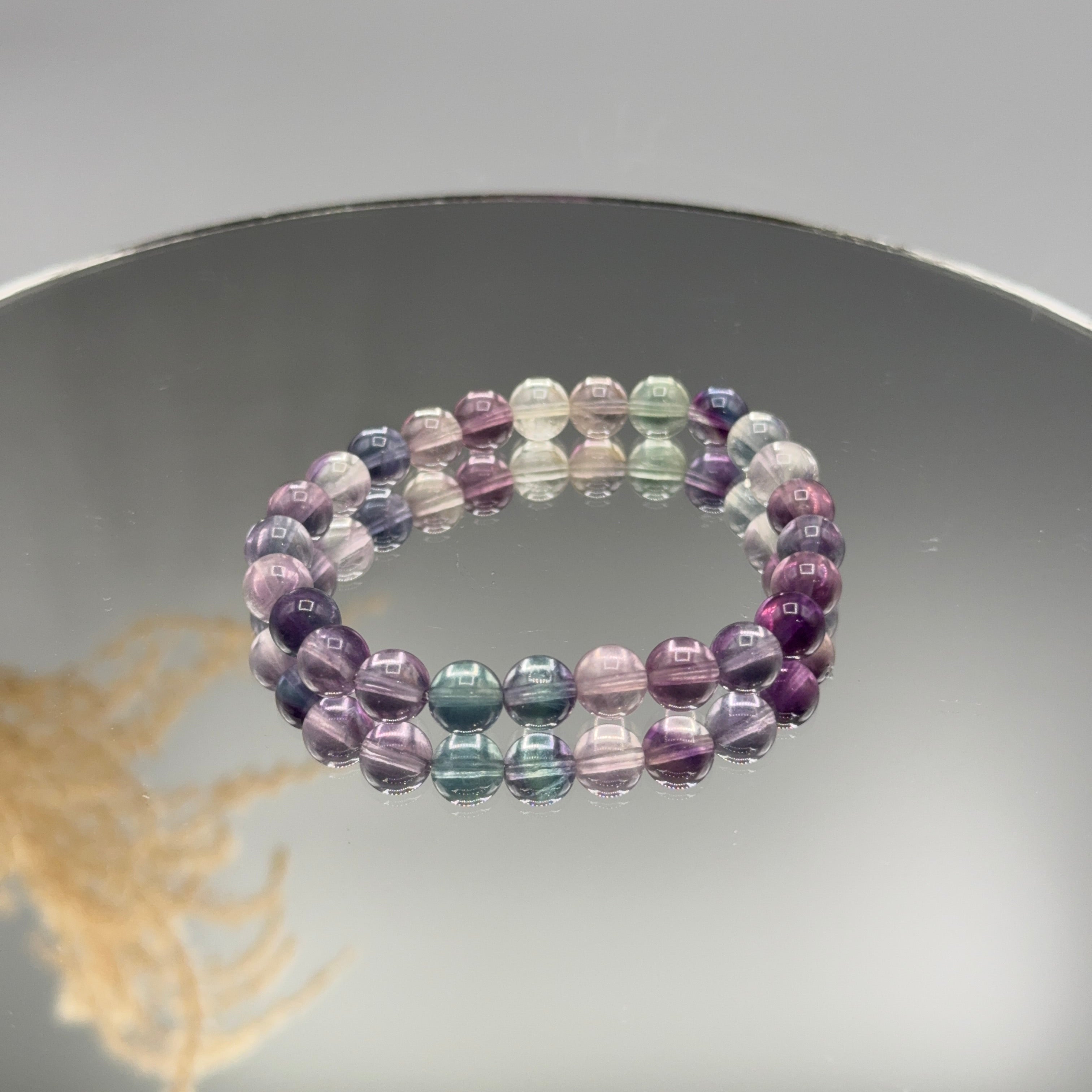 Fluorit Armband bunt