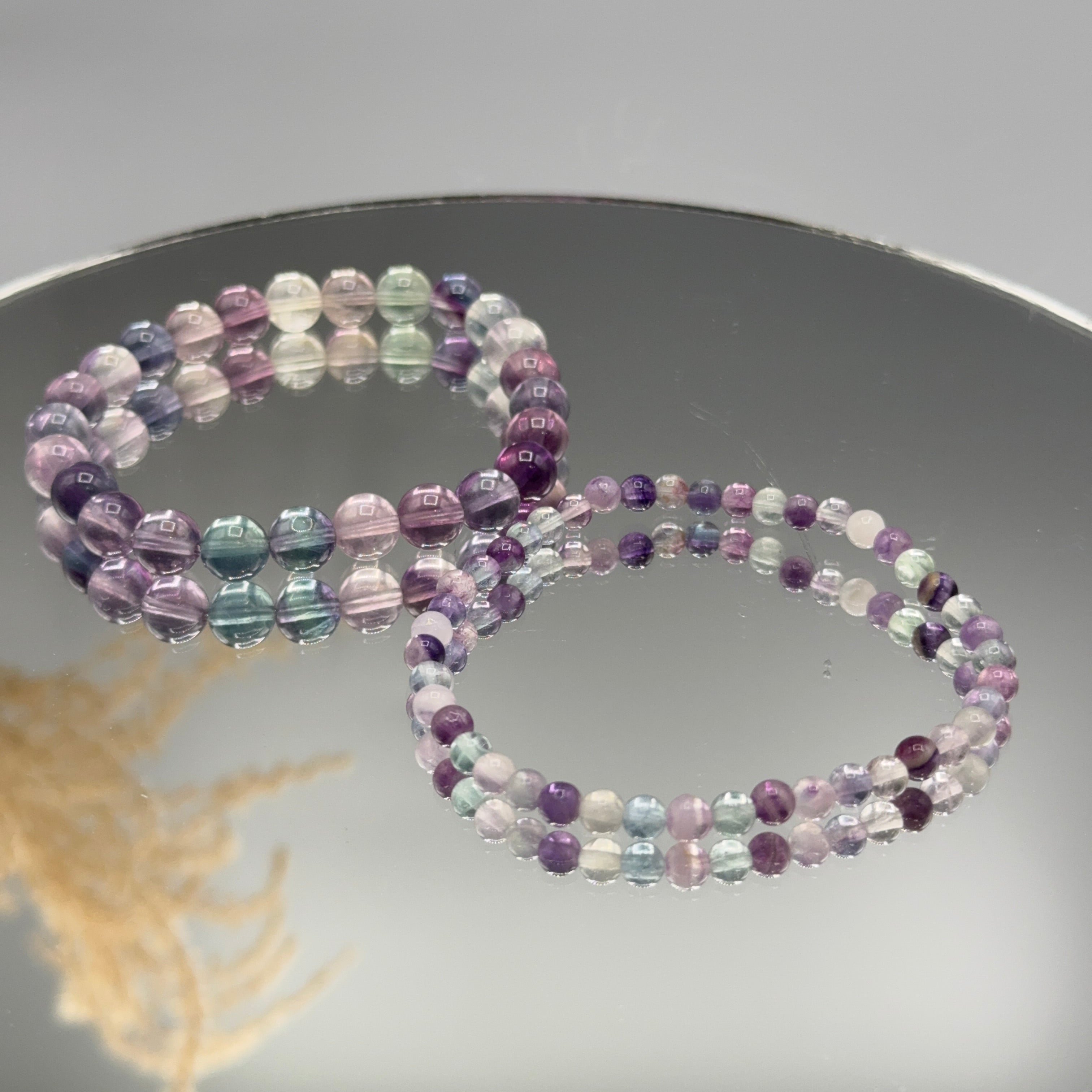 Fluorit Armband bunt