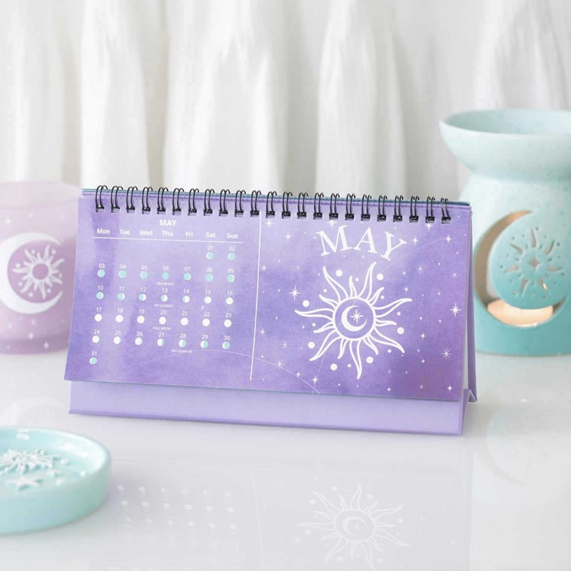 Mondzyklen-Tischkalender