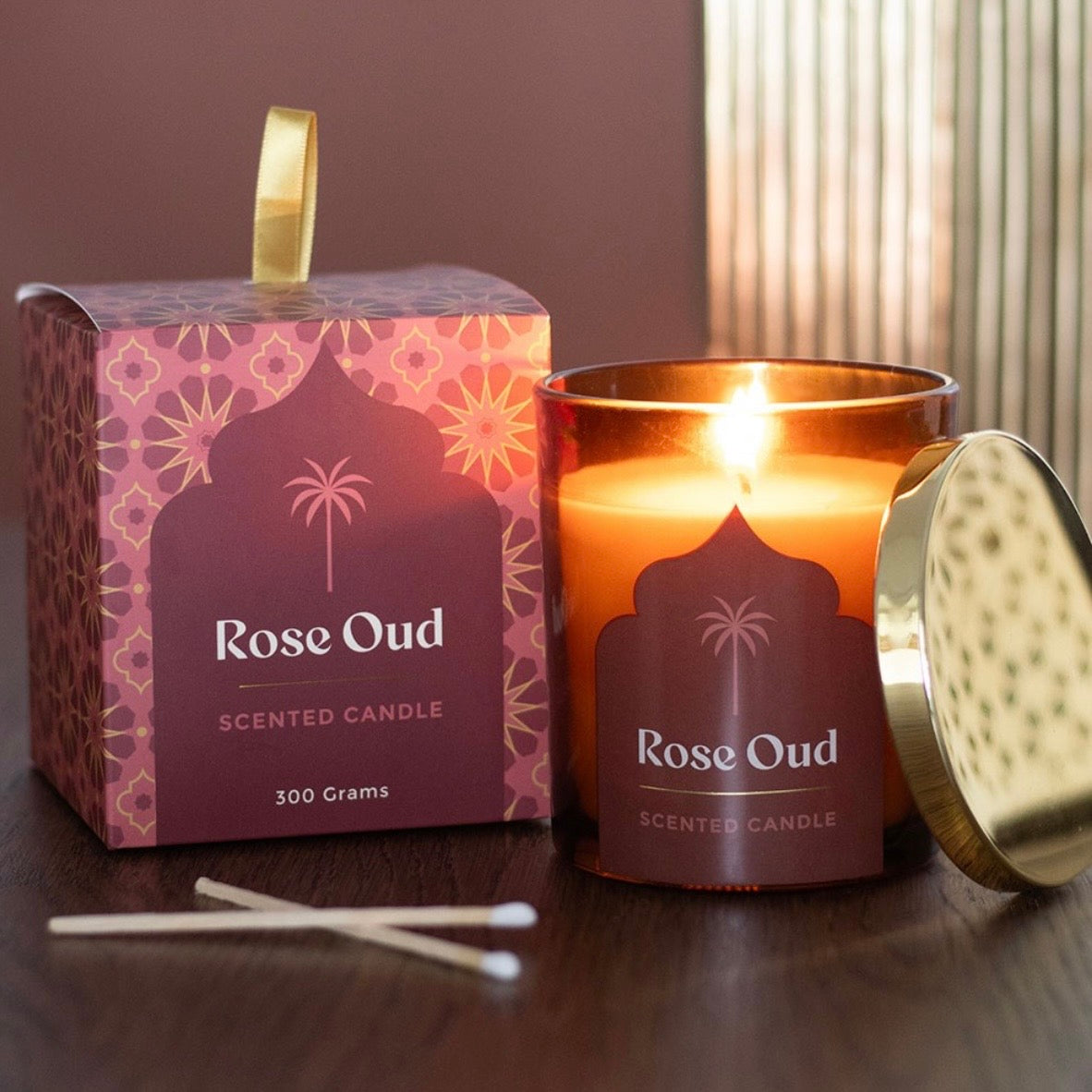 Duftkerze - Rose Oud