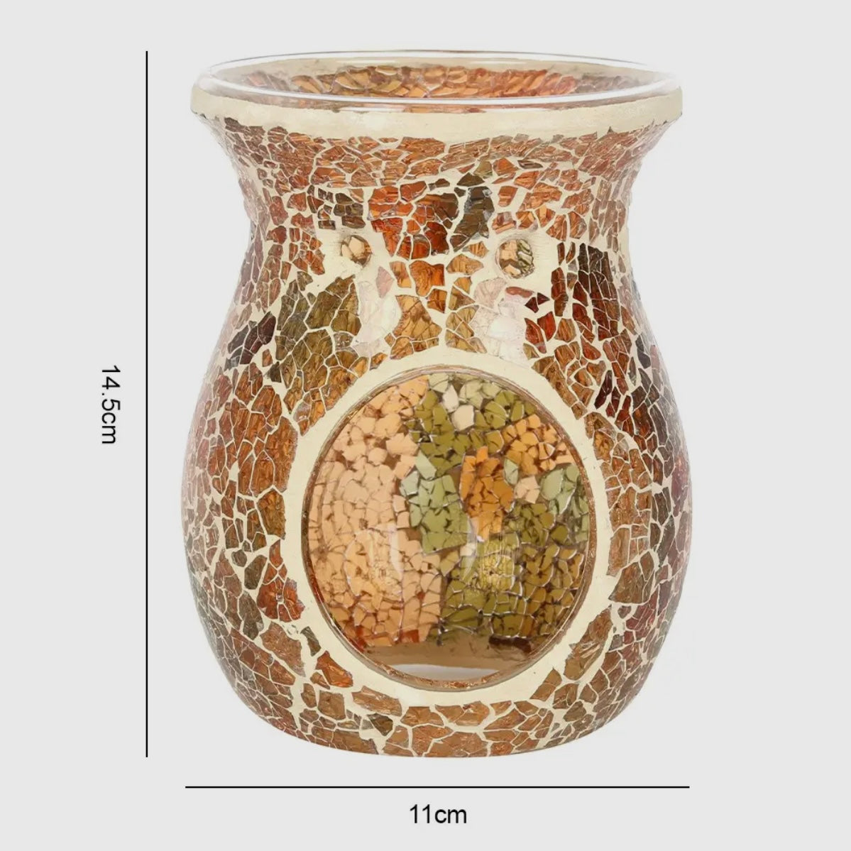 Ölbrenner "Crackle“ – goldbraun