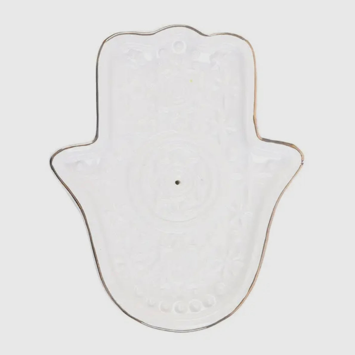 Hamsa-Hand Räucherstäbchenhalter - weiß