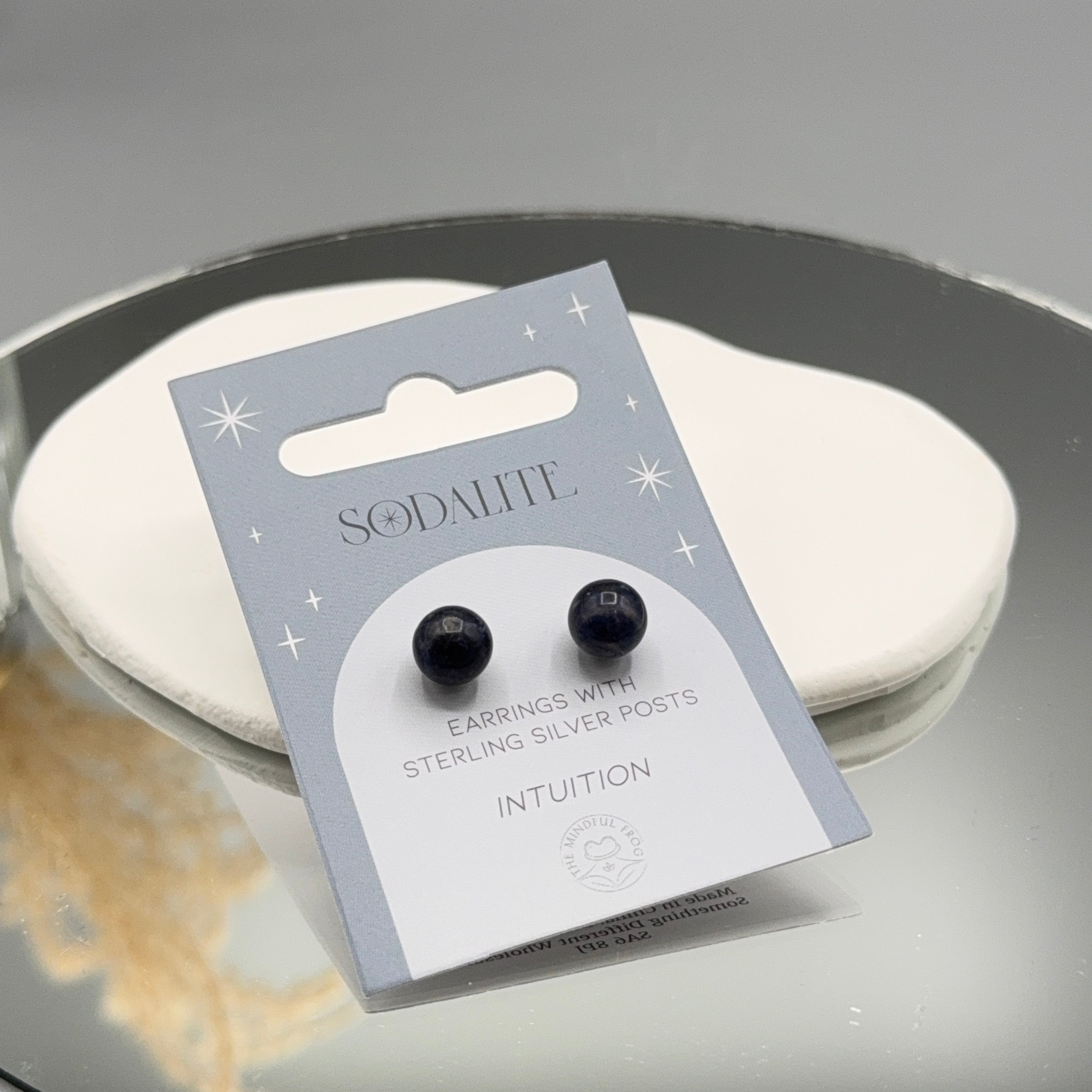 Sodalith Ohrstecker