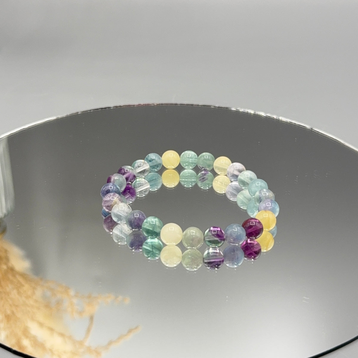 Fluorit Armband bunt