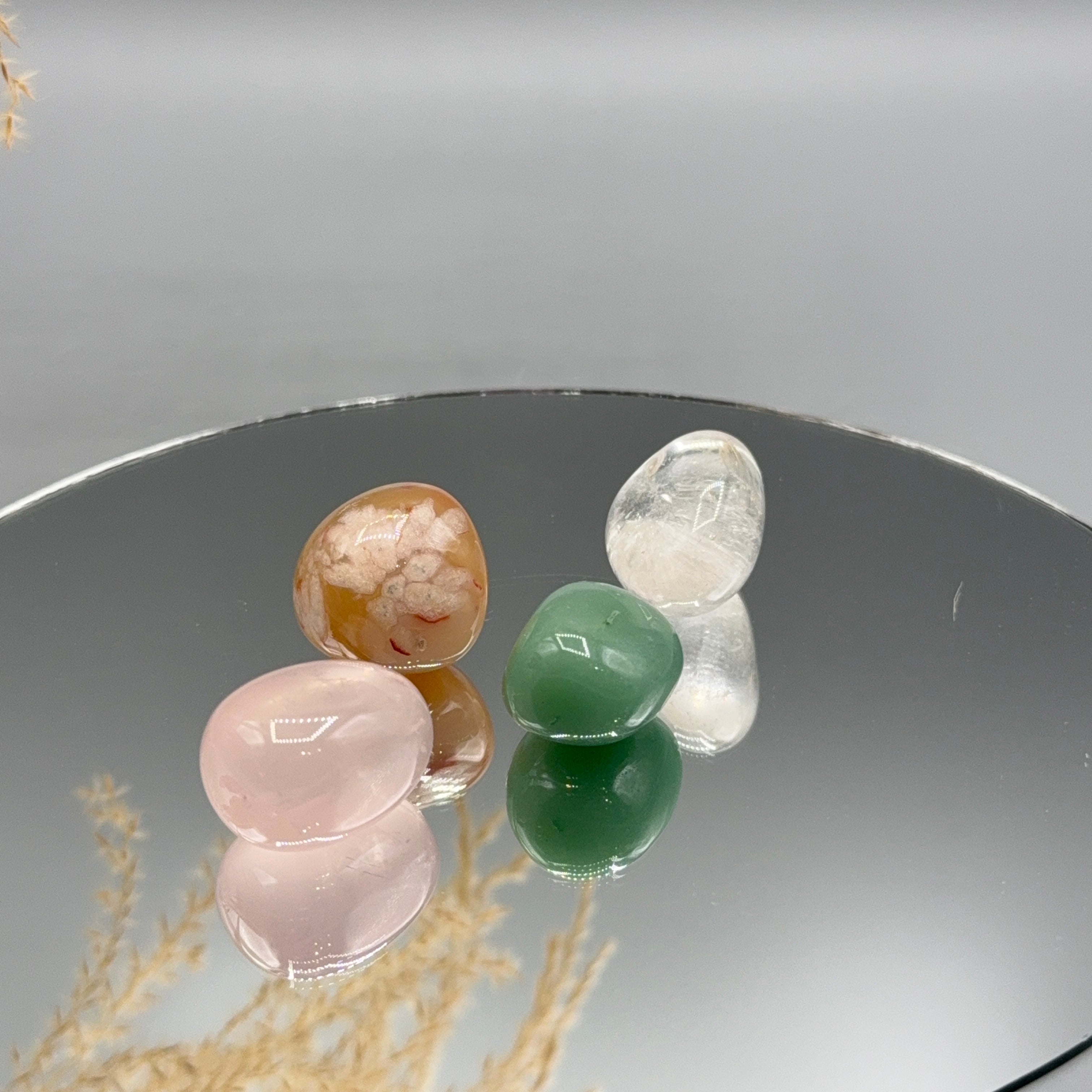 Trommelsteine Set - Selbstliebe & Herzöffnung