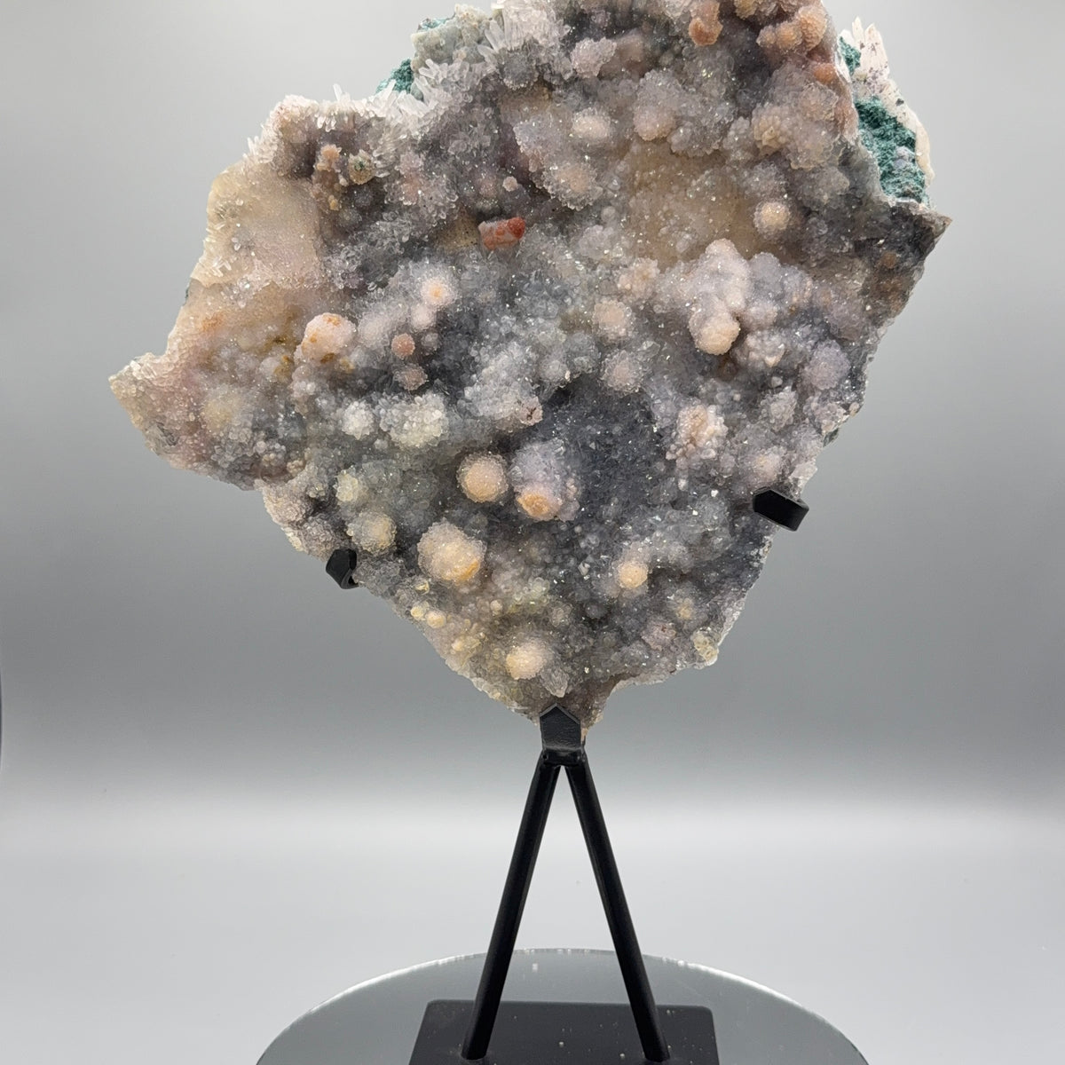XL Flower Amethyst – Zeolith auf Ständer