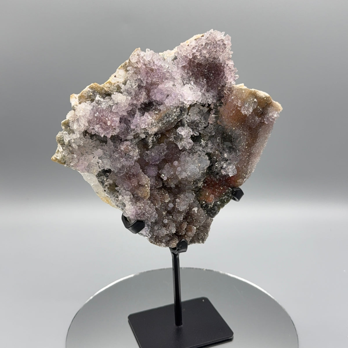 Flower Amethyst – Zeolith auf Ständer