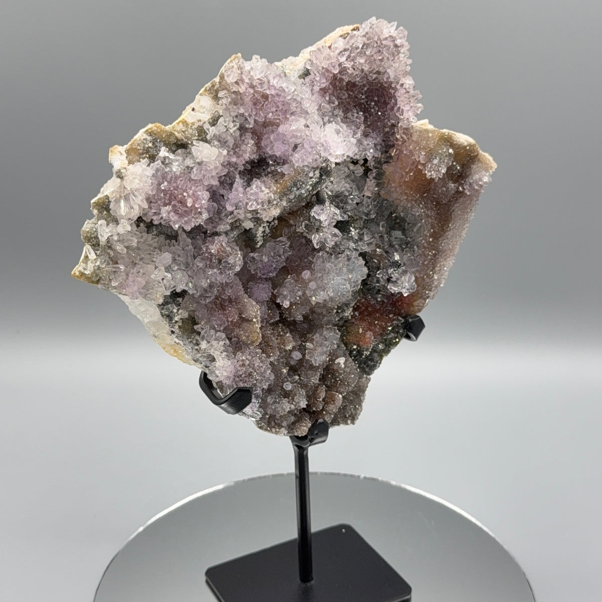 Flower Amethyst – Zeolith auf Ständer