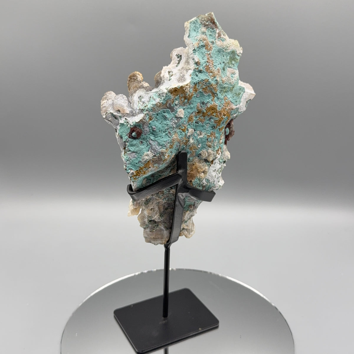 Flower Amethyst – Zeolith auf Ständer