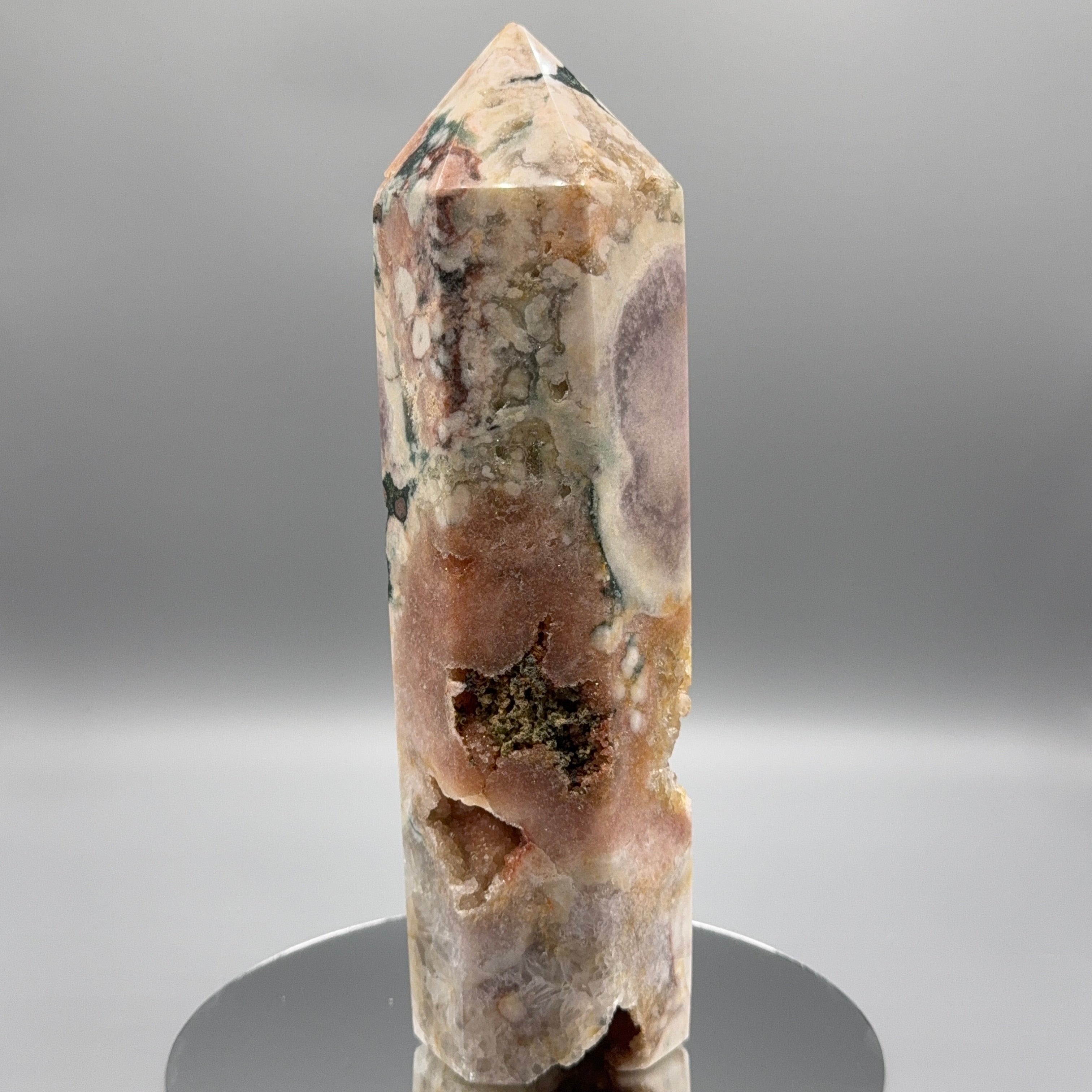 XL Pink Amethyst Turm