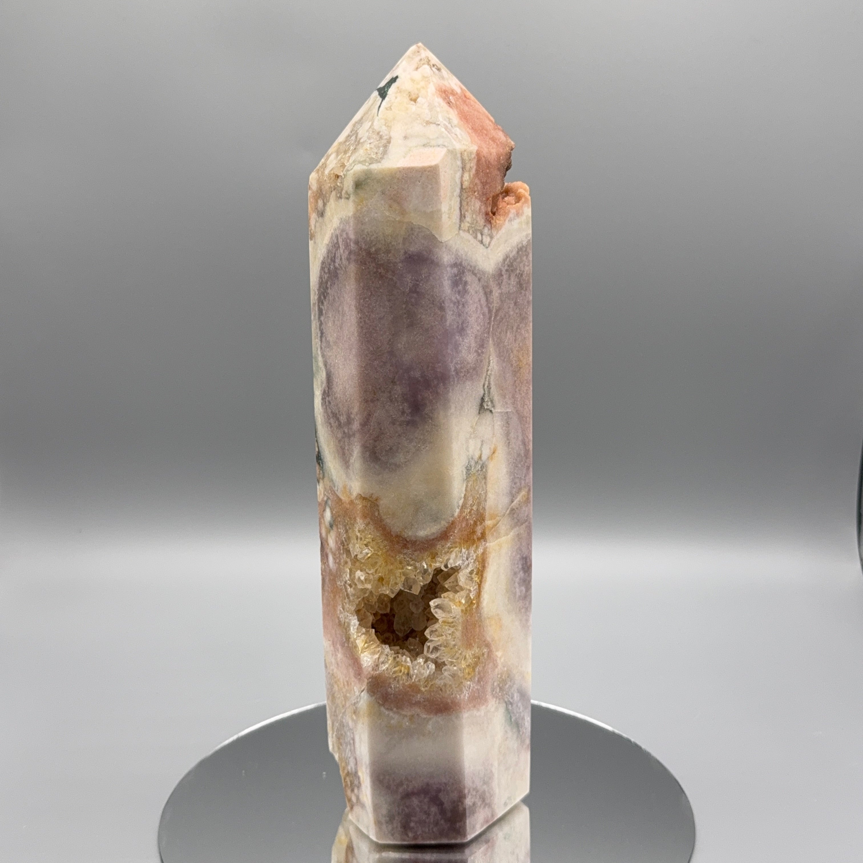 XL Pink Amethyst Turm