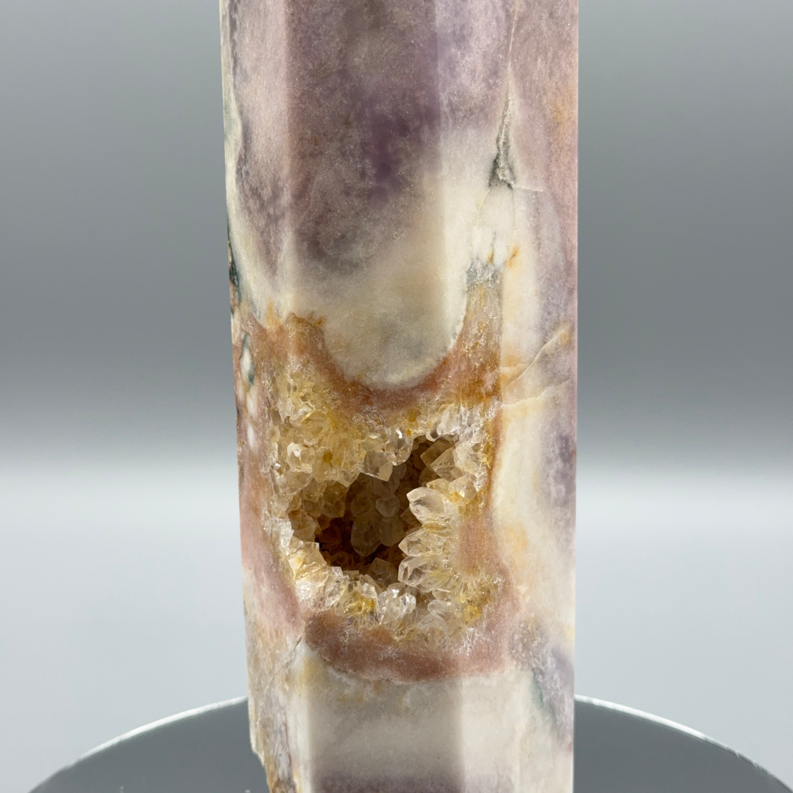 XL Pink Amethyst Turm