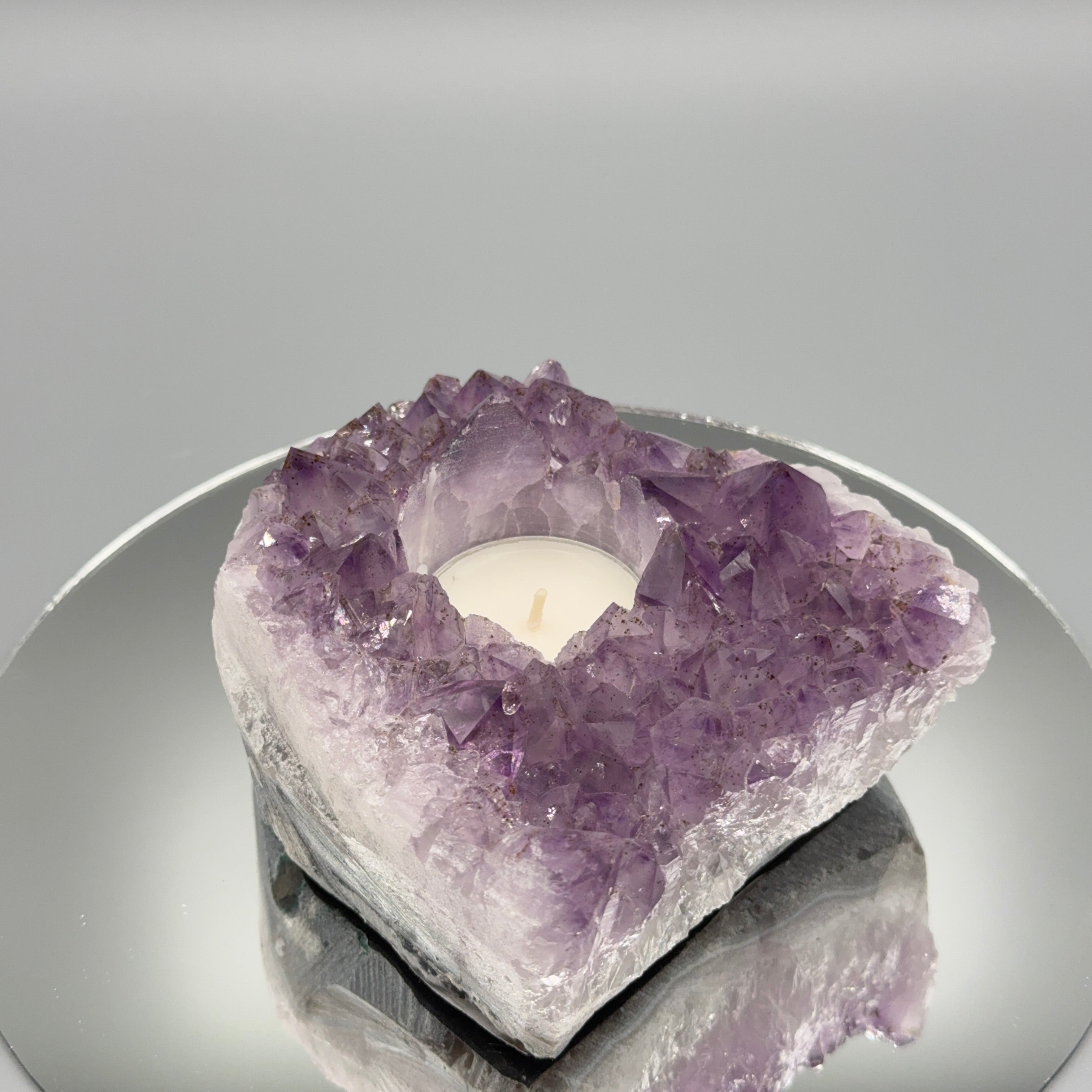 Amethyst Teelicht Cluster