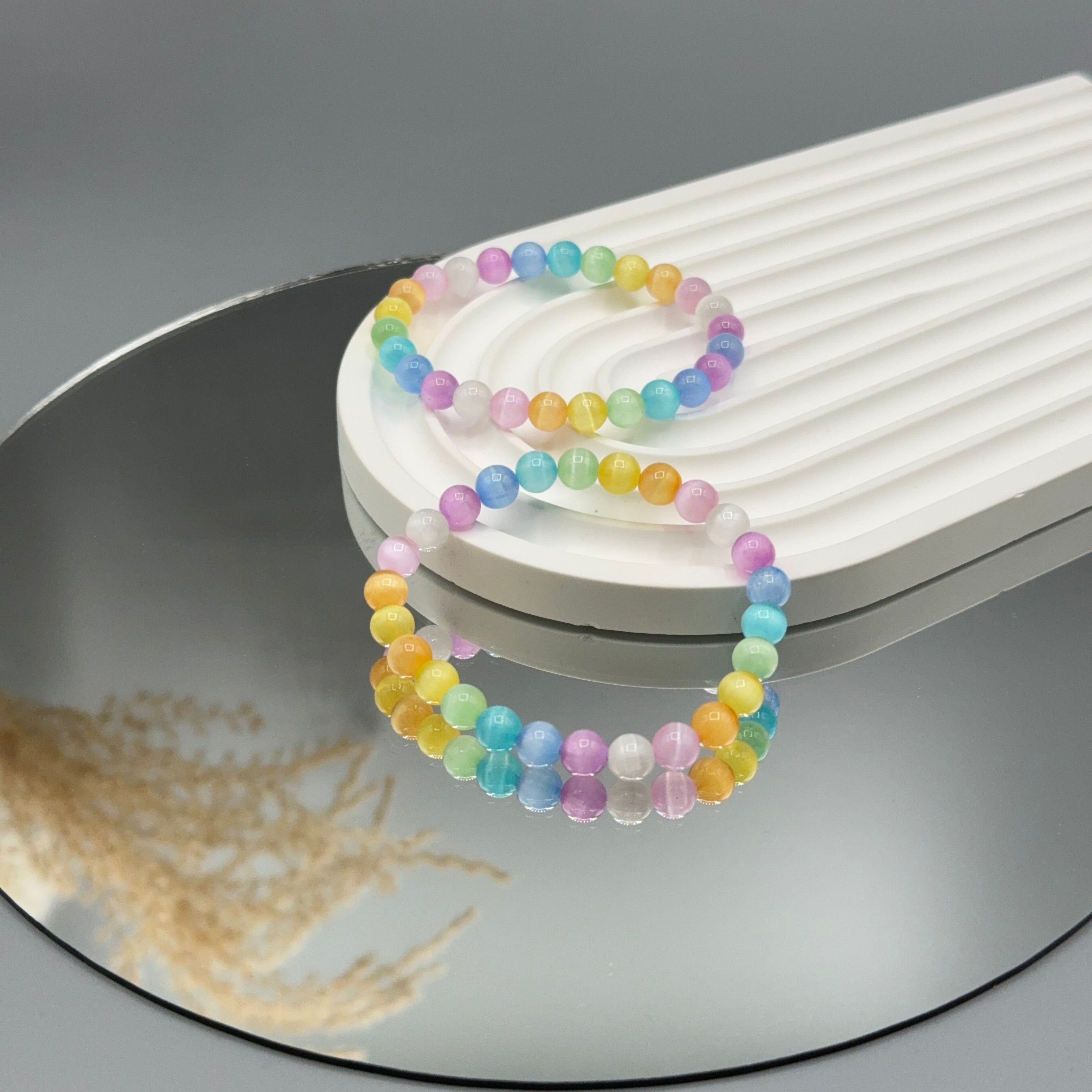 Kinderarmband Selenit bunt
