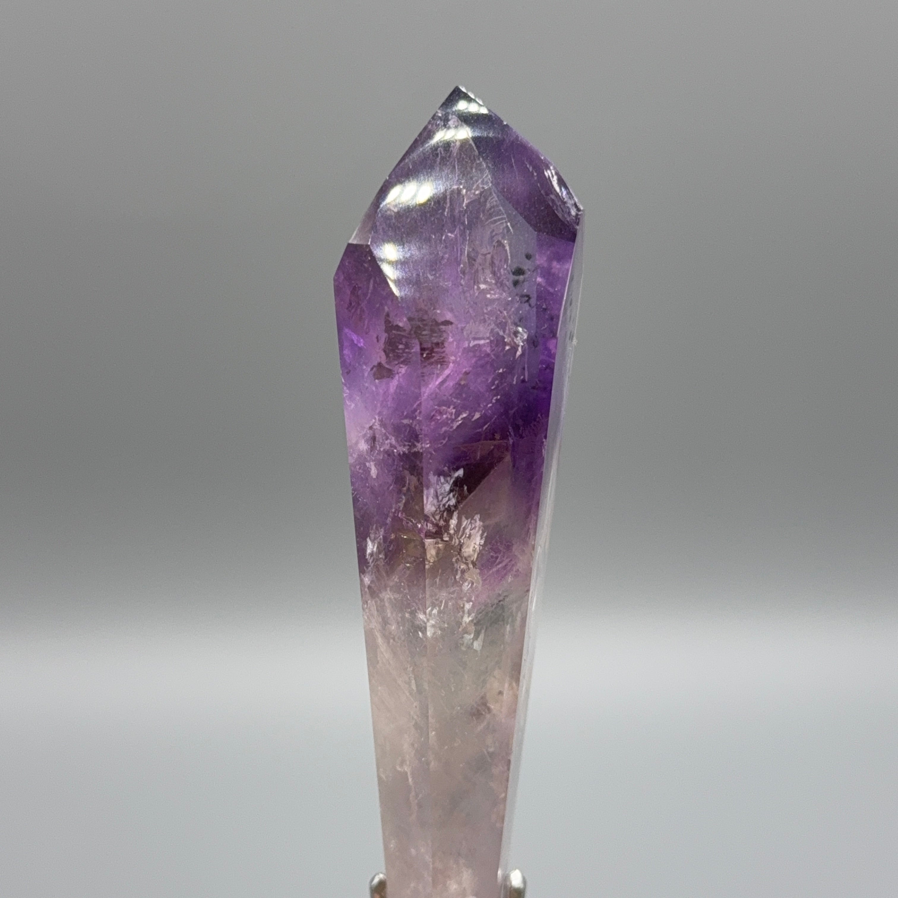 Phantom Amethyst auf Ständer – Silber