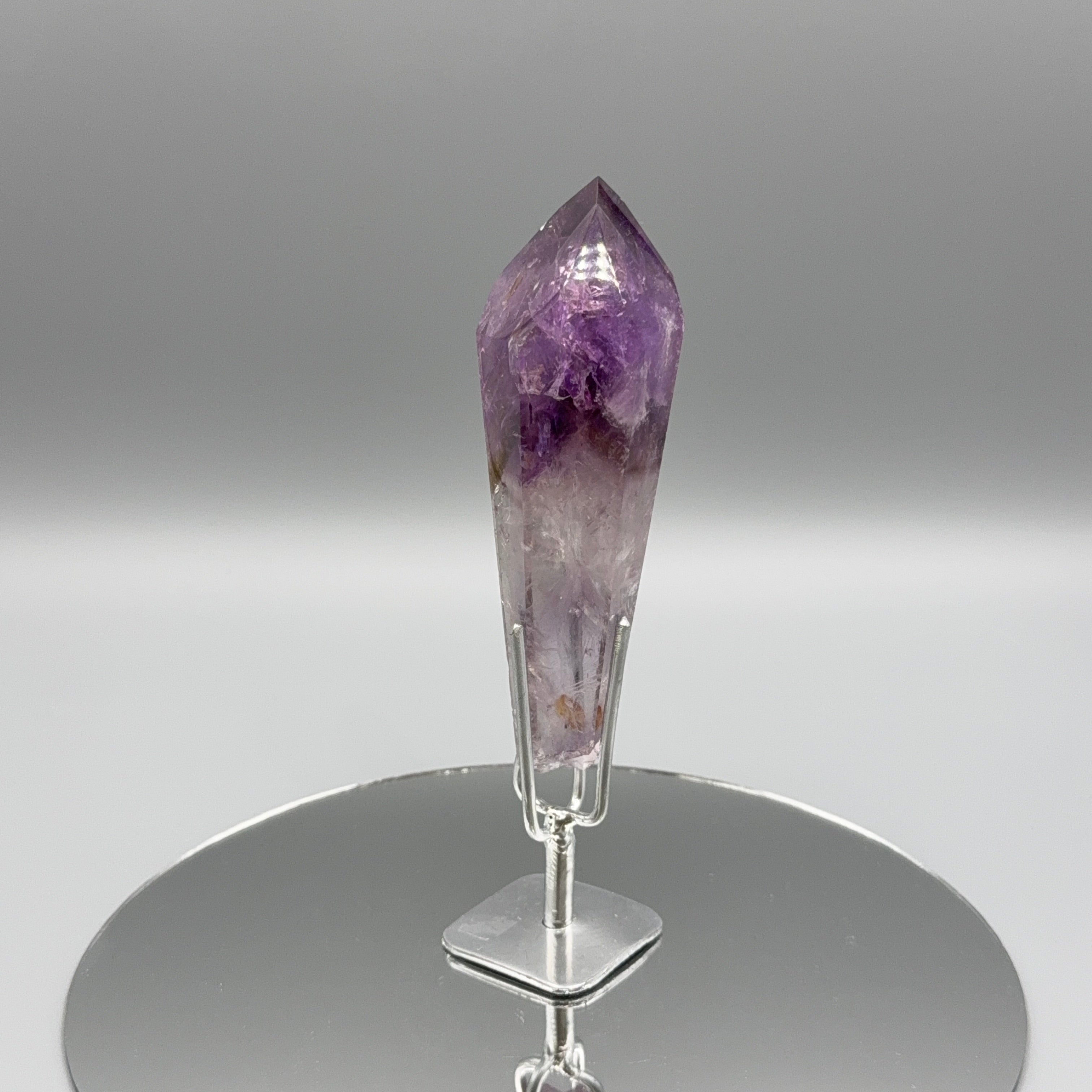 Phantom Amethyst auf Ständer – Silber