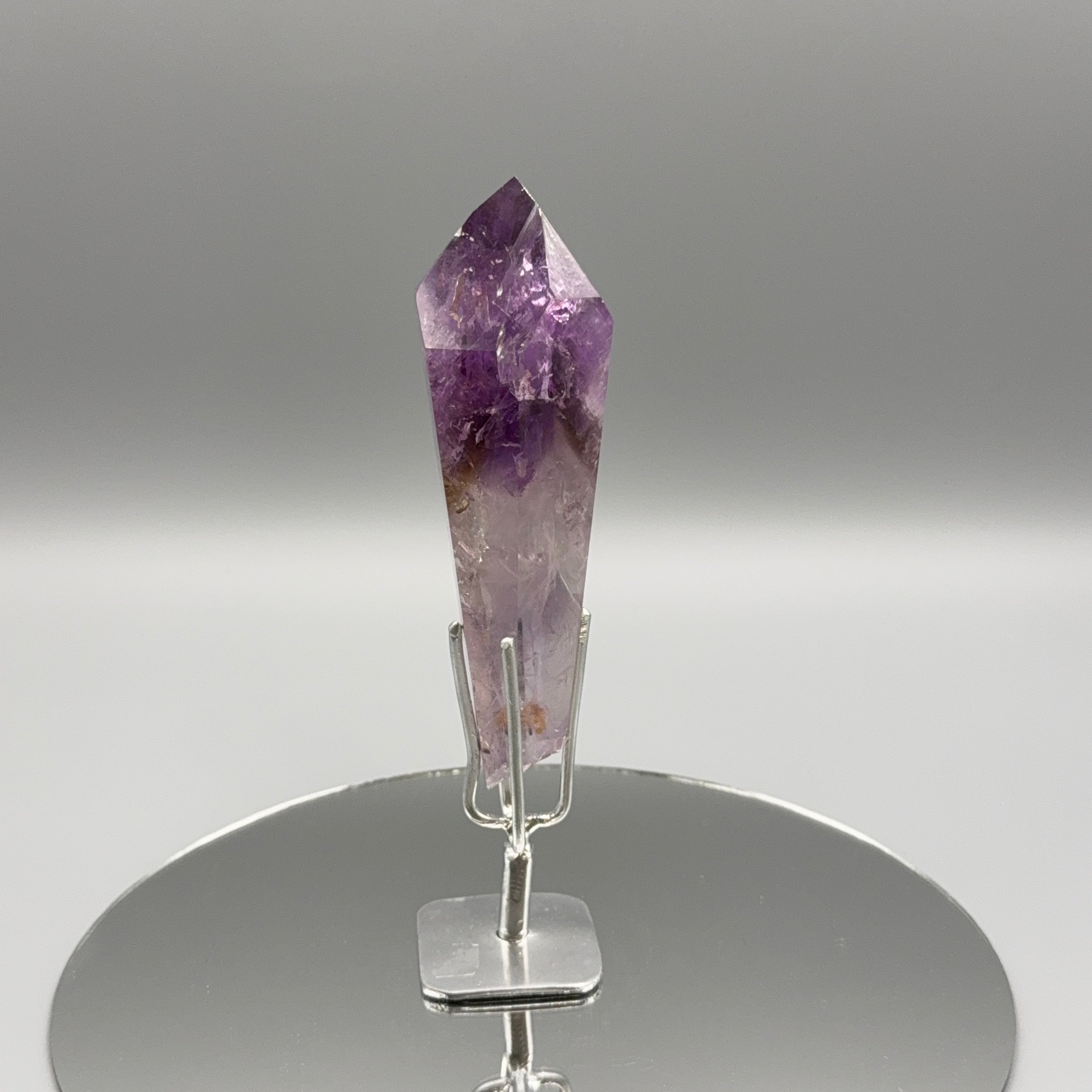 Phantom Amethyst auf Ständer – Silber