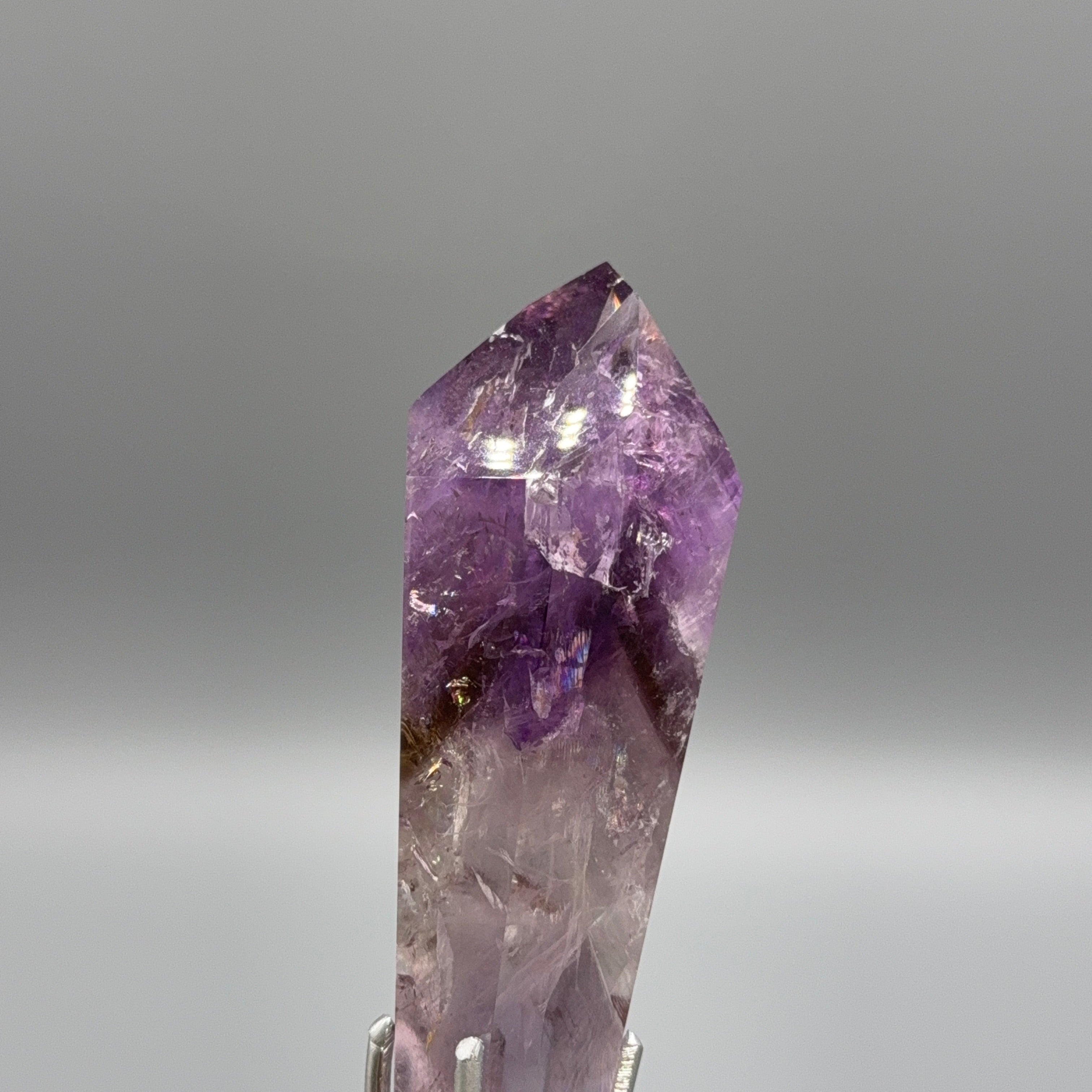 Phantom Amethyst auf Ständer – Silber