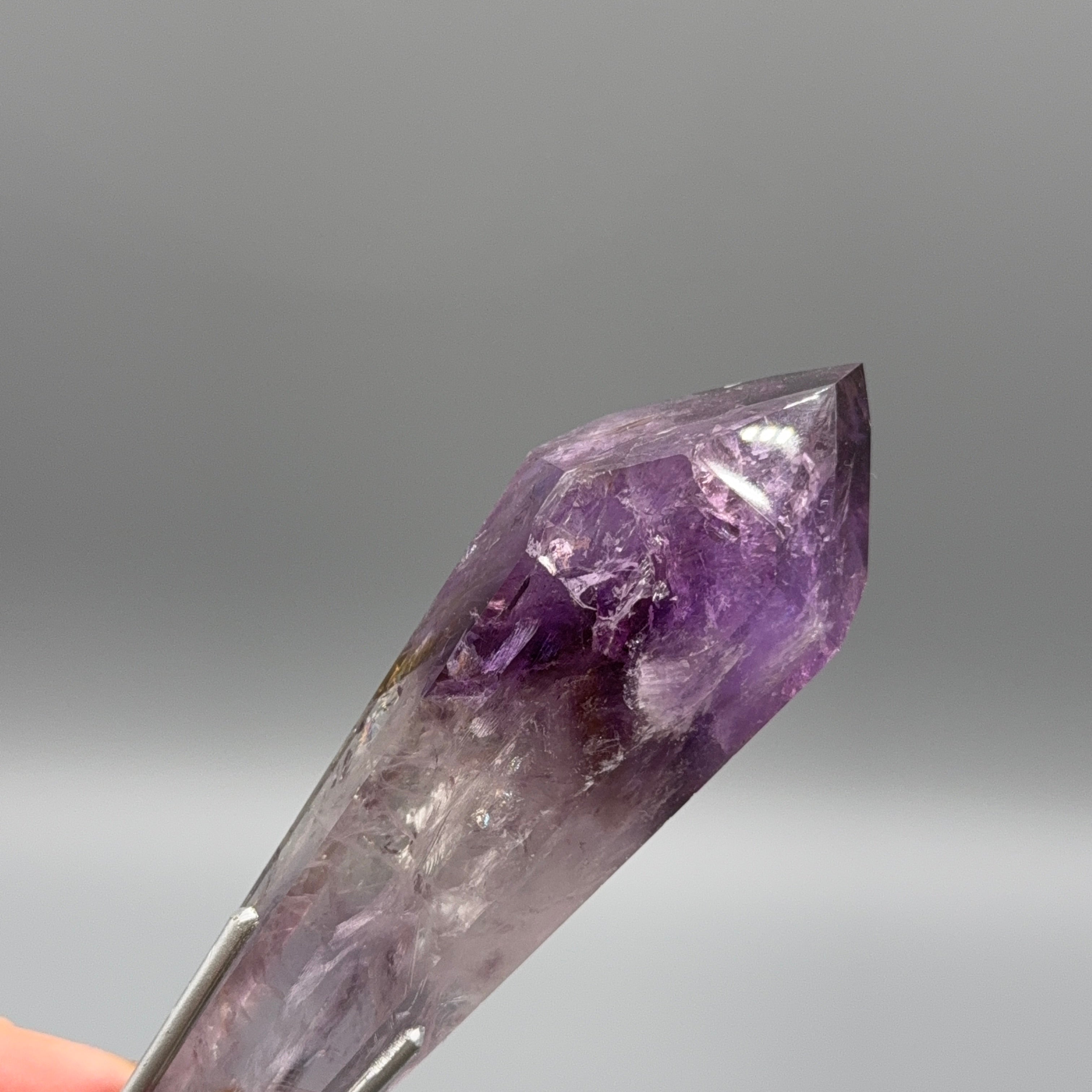Phantom Amethyst auf Ständer – Silber