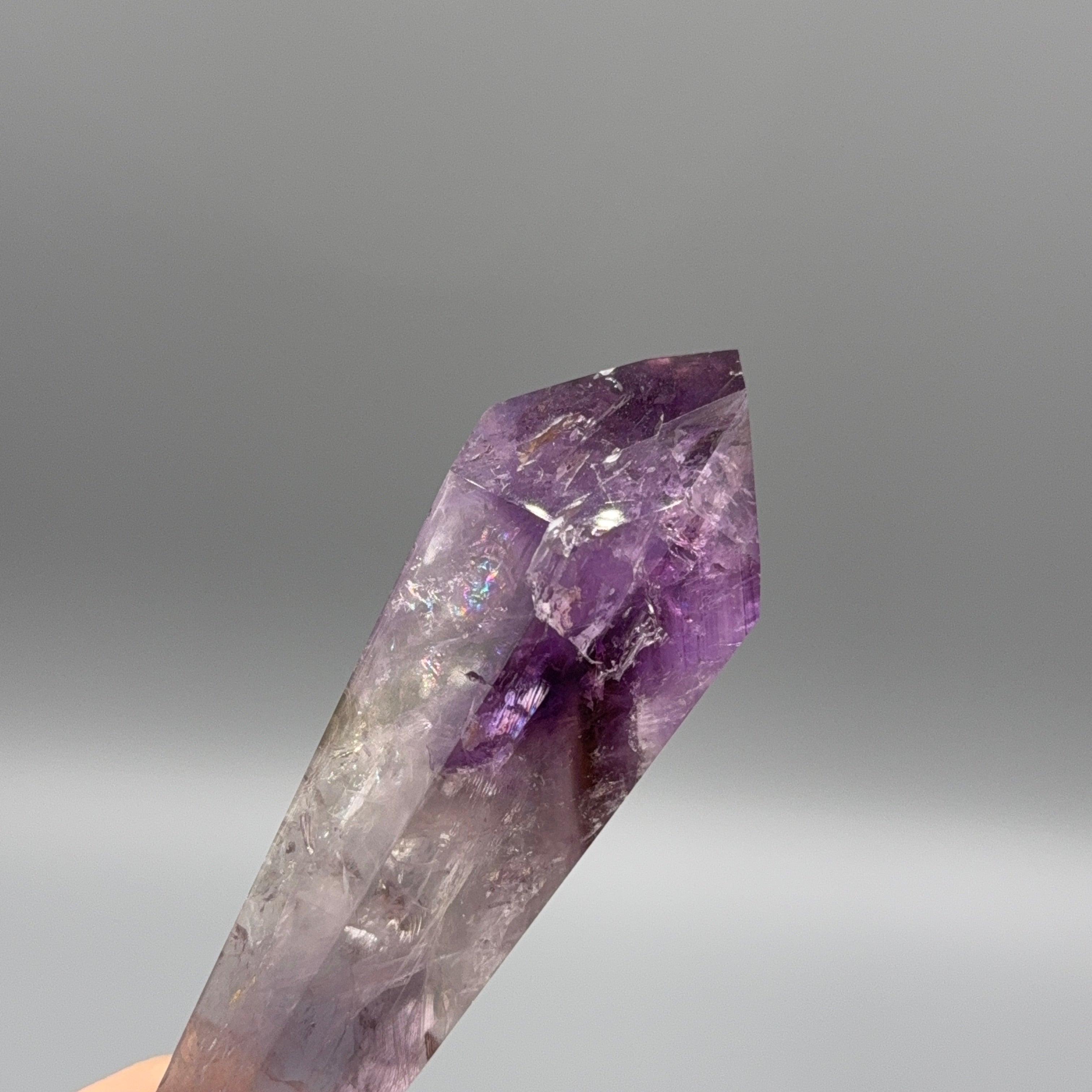 Phantom Amethyst auf Ständer – Silber