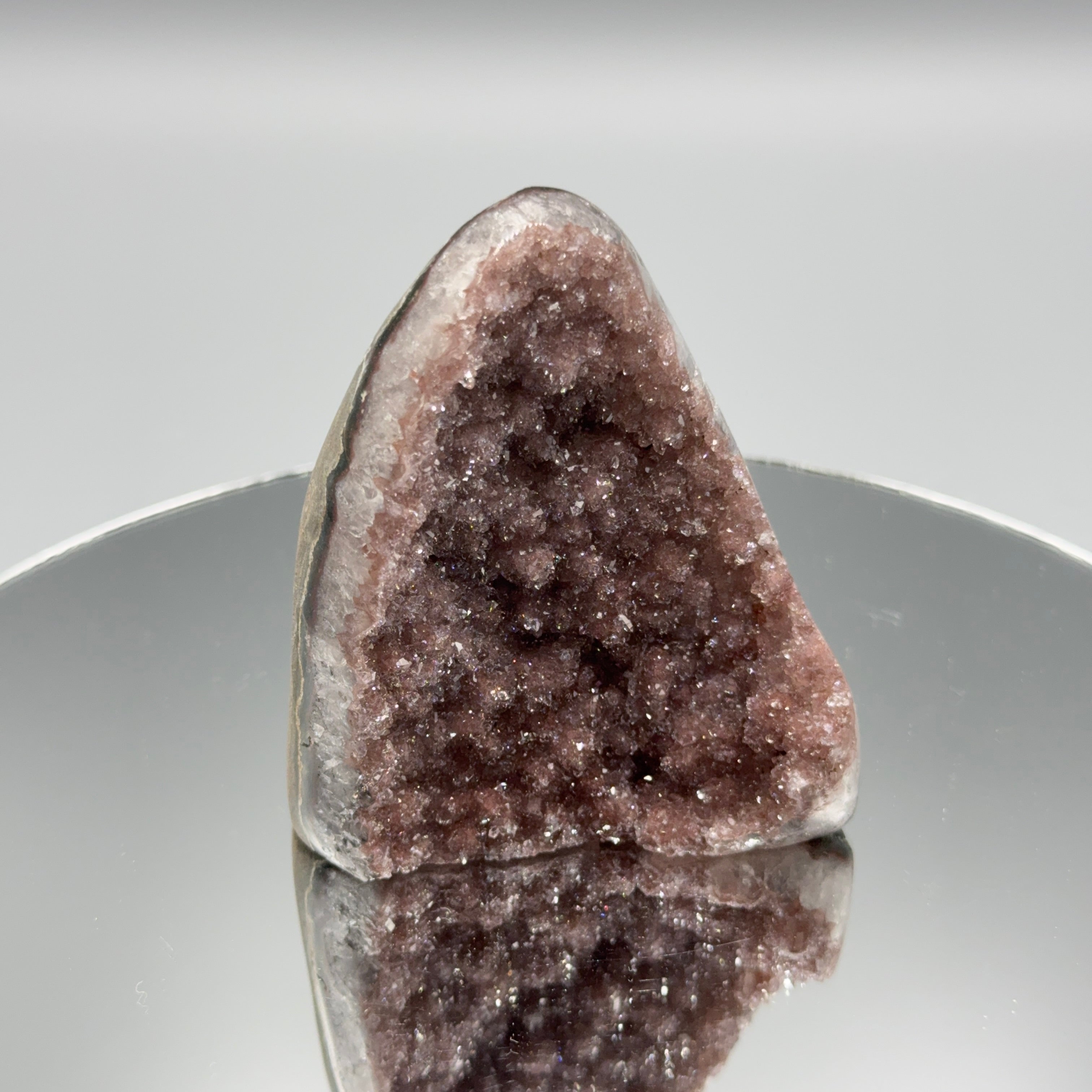 Galaxy Rainbow Amethyst Cut Base