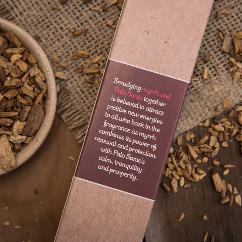 Sagrada Madre Räucherwerk – Palo Santo & Myrrhe