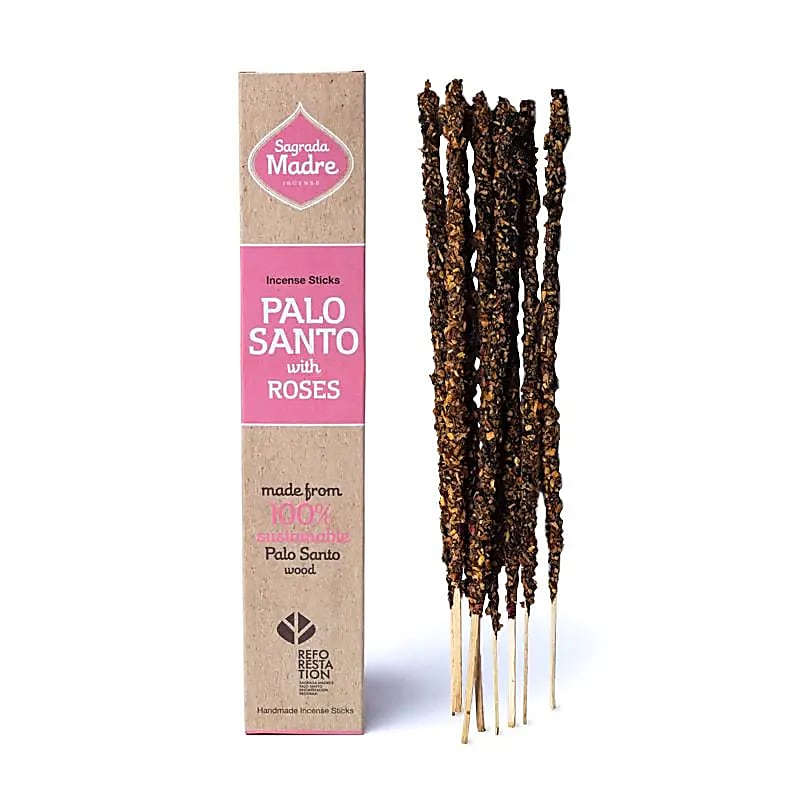 Sagrada Madre Räucherstäbchen – Palo Santo & Rose