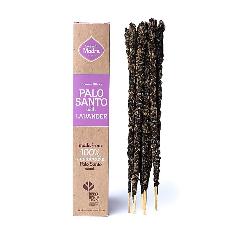 Sagrada Madre Räucherstäbchen – Palo Santo & Lavendel