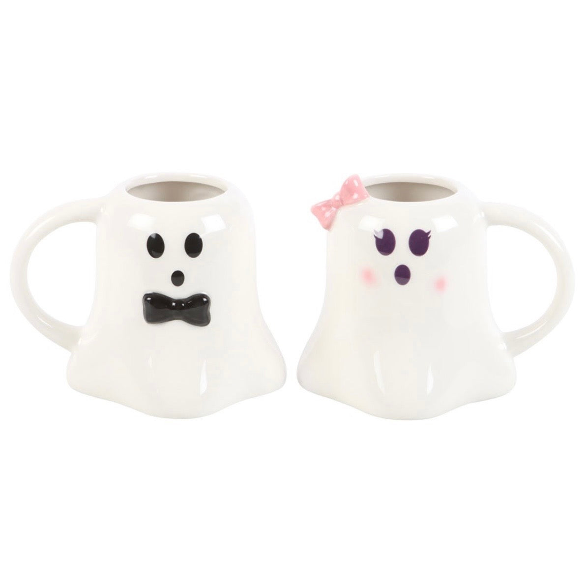 Tassen-Set in Geisterform „Mr.& Mrs. Boo“