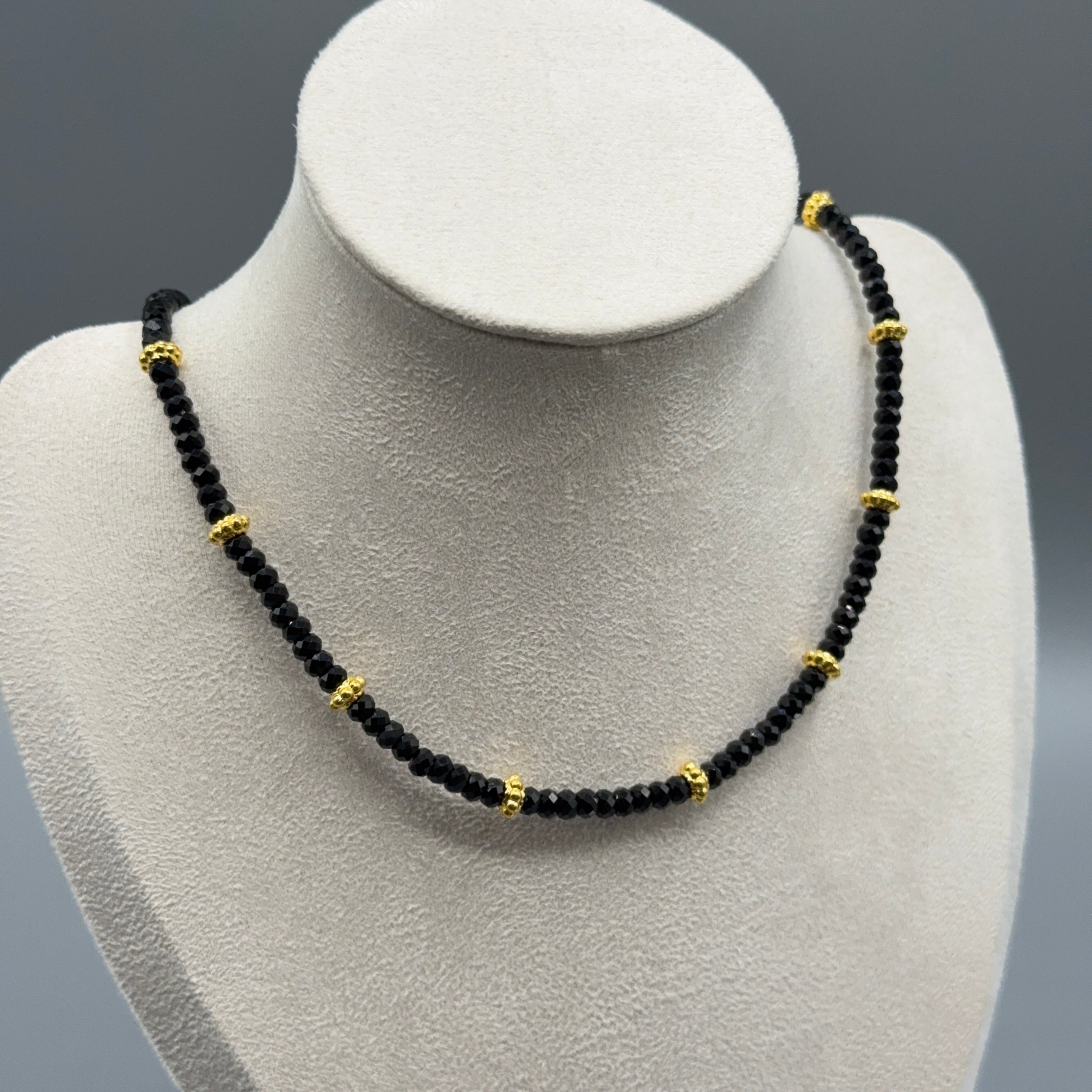 Schwarzer Turmalin Choker