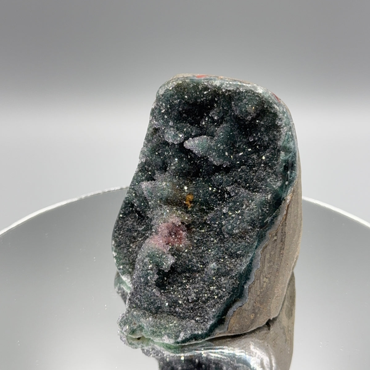 Rainbow Galaxy Amethyst Cut Base