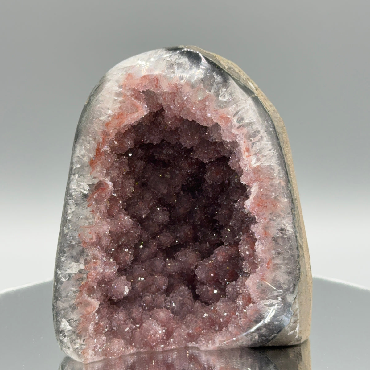 Rainbow Galaxy Amethyst Cut Base