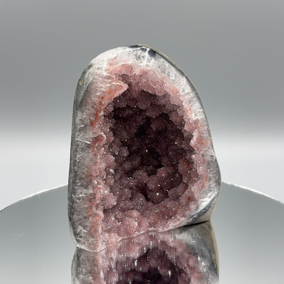 Rainbow Galaxy Amethyst Cut Base