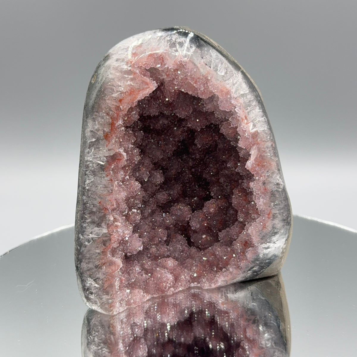 Rainbow Galaxy Amethyst Cut Base