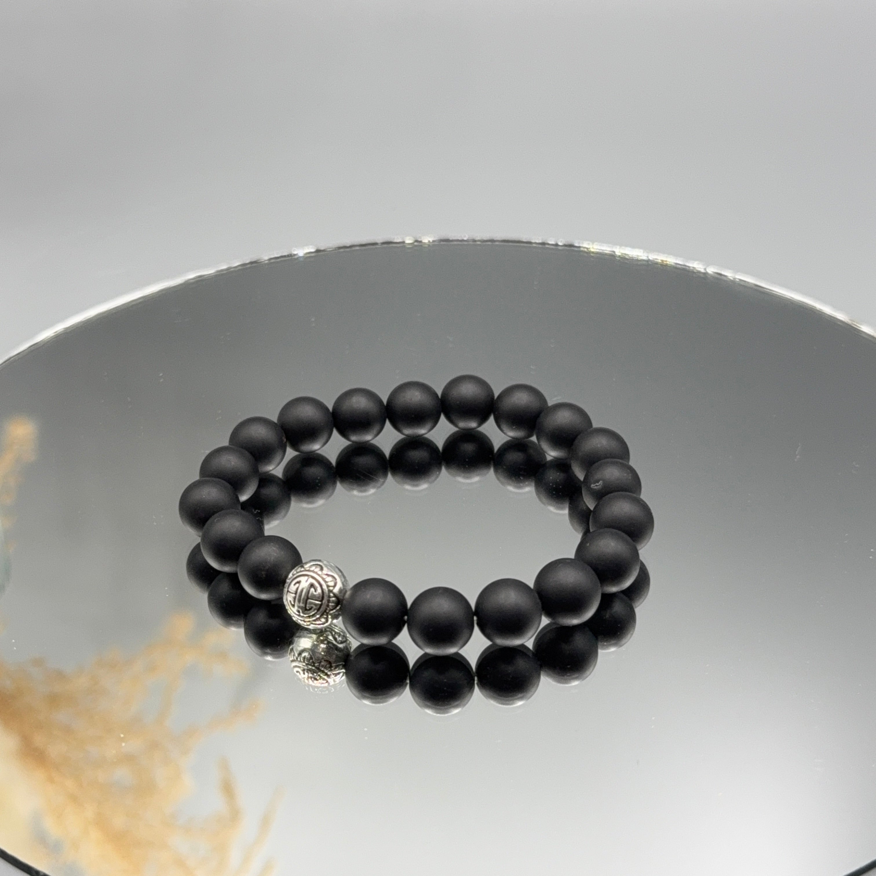 Herrenarmband Onyx