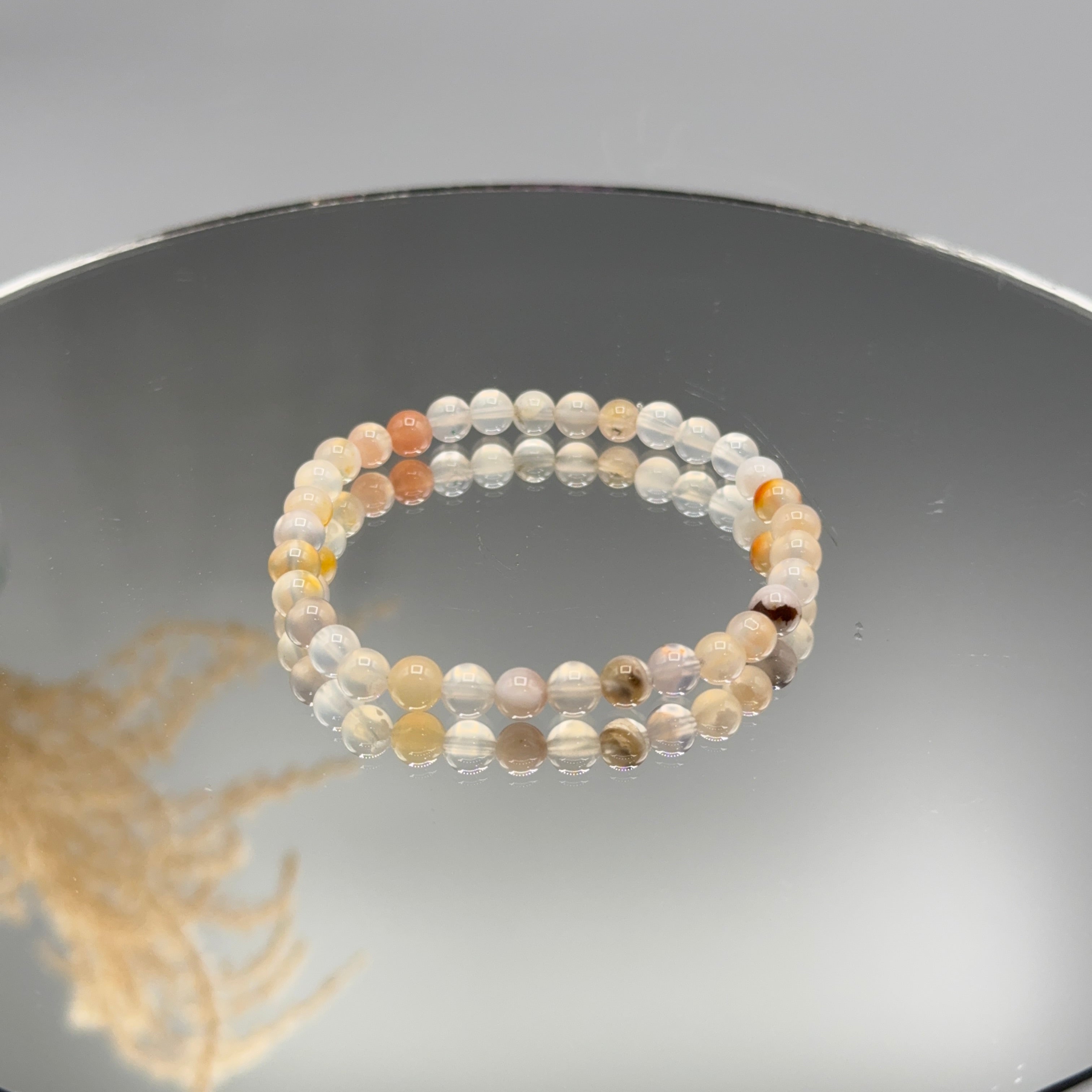 Krischblüten-Achat Armband