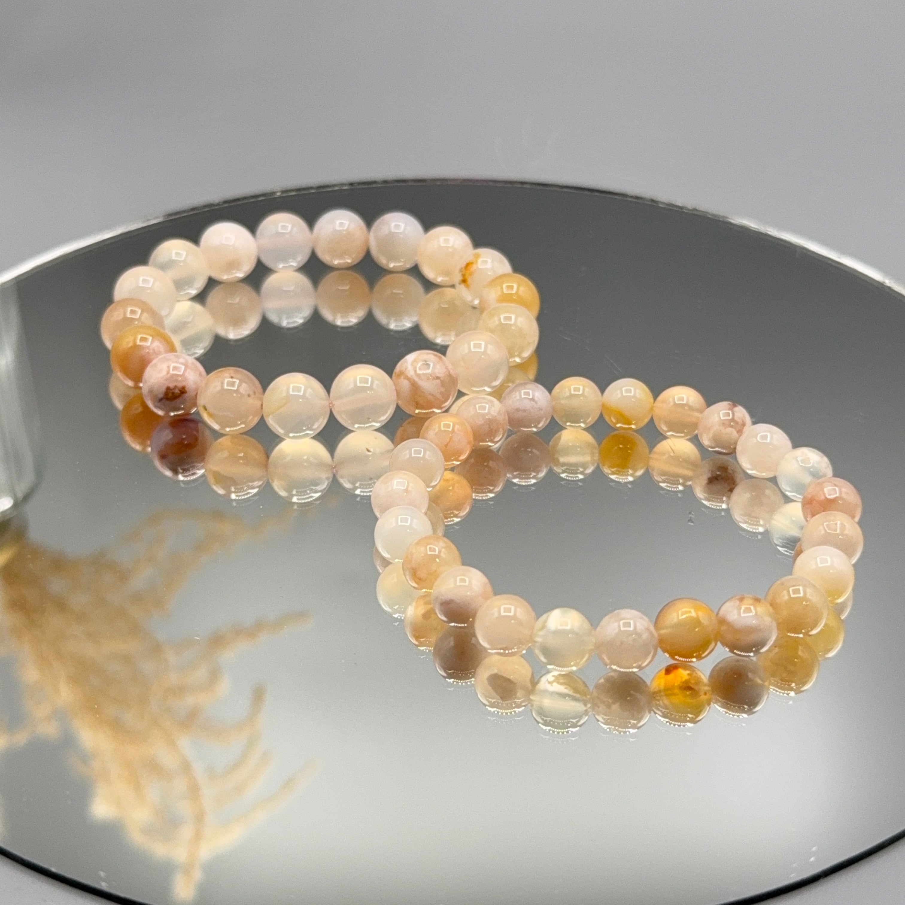 Krischblüten-Achat Armband